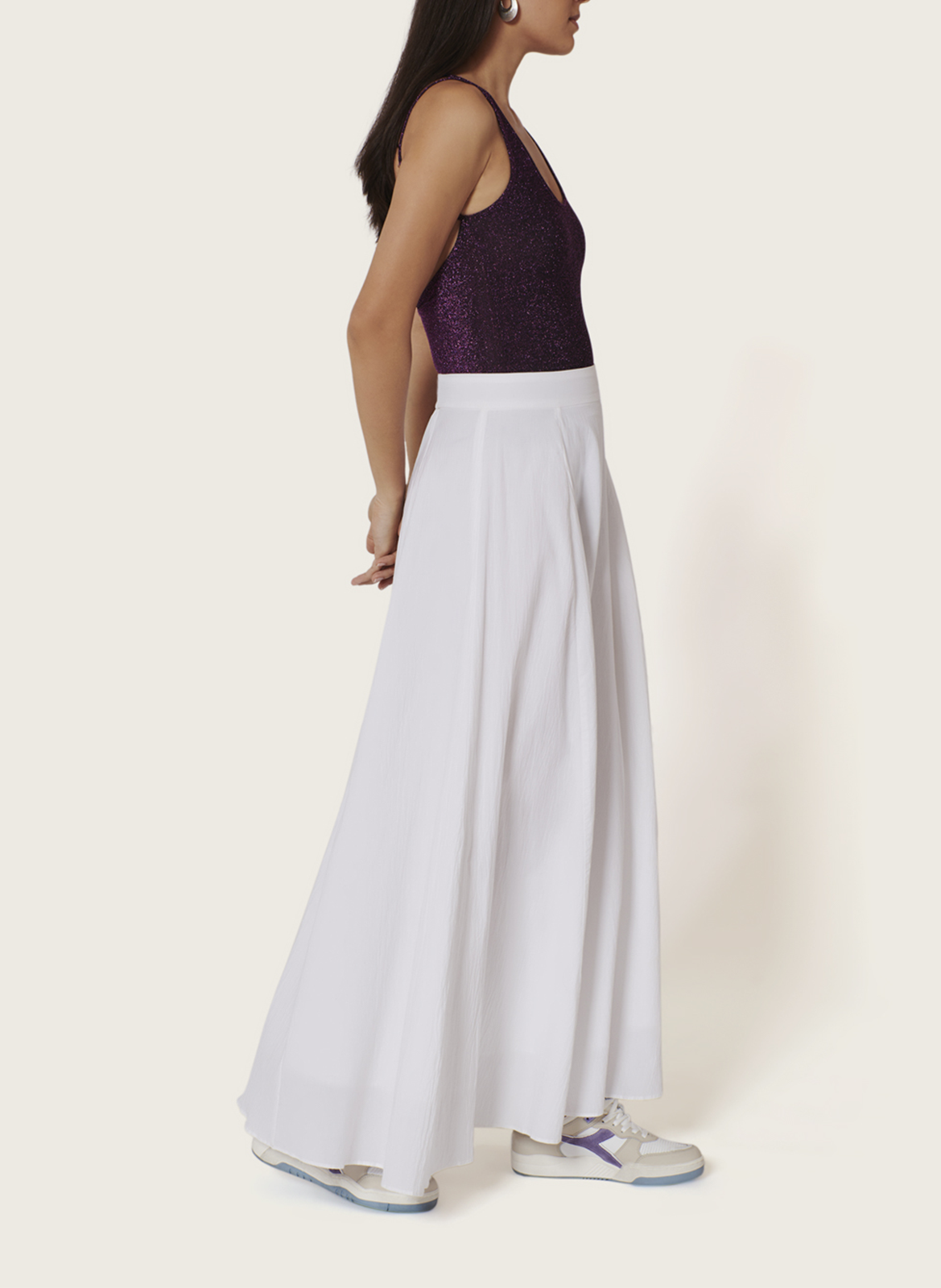 Katoenen midirok Anaïs KARMA KOMA Wit