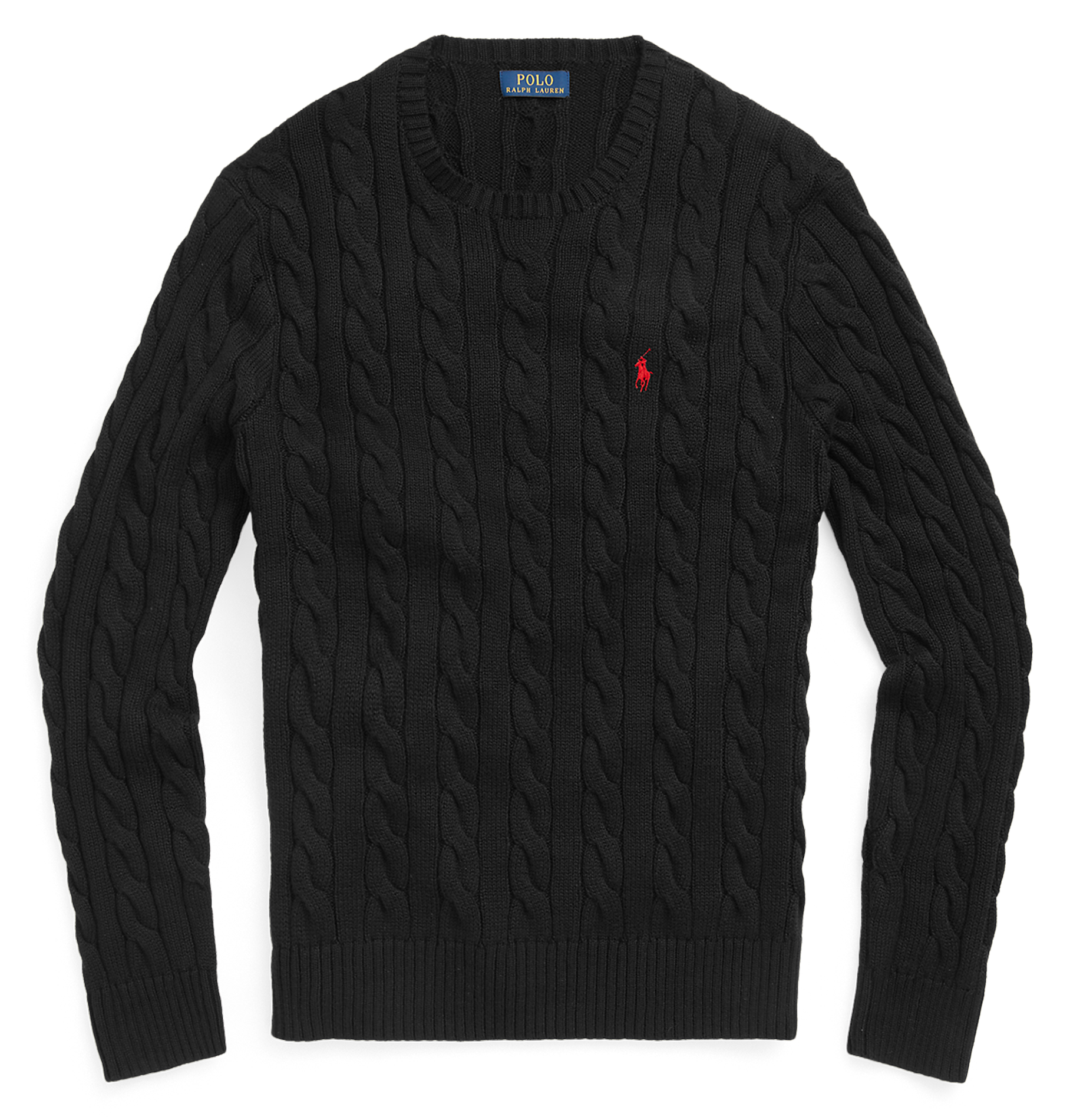 Cotton round-neck sweater  POLO RALPH LAUREN Black