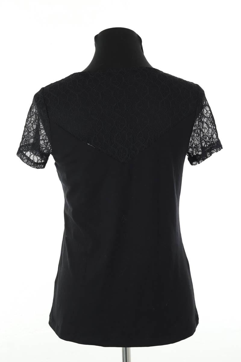 Cotton T-shirt SEZANE - Seconde main Black