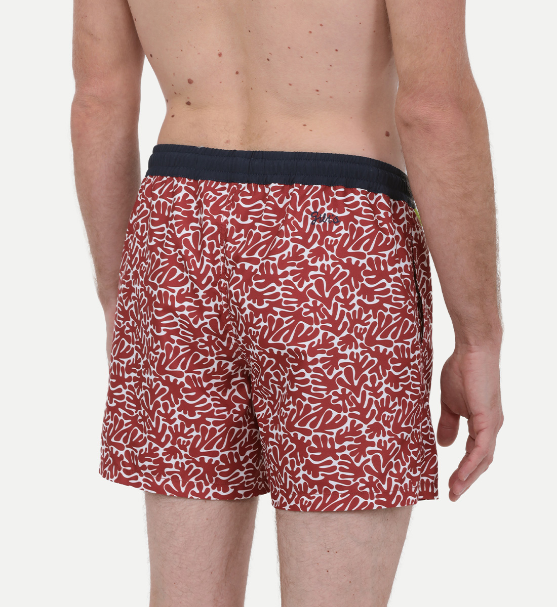 Swim shorts - terracotta maupiti GILI'S Brown