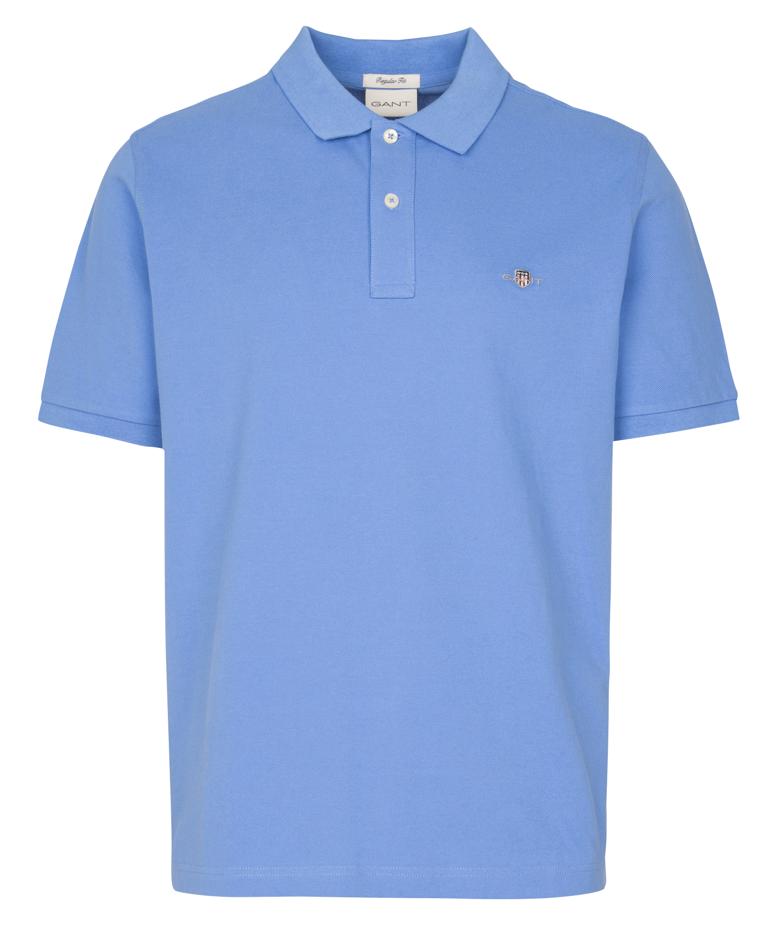 Polo col classique droit en coton  GANT Bleu