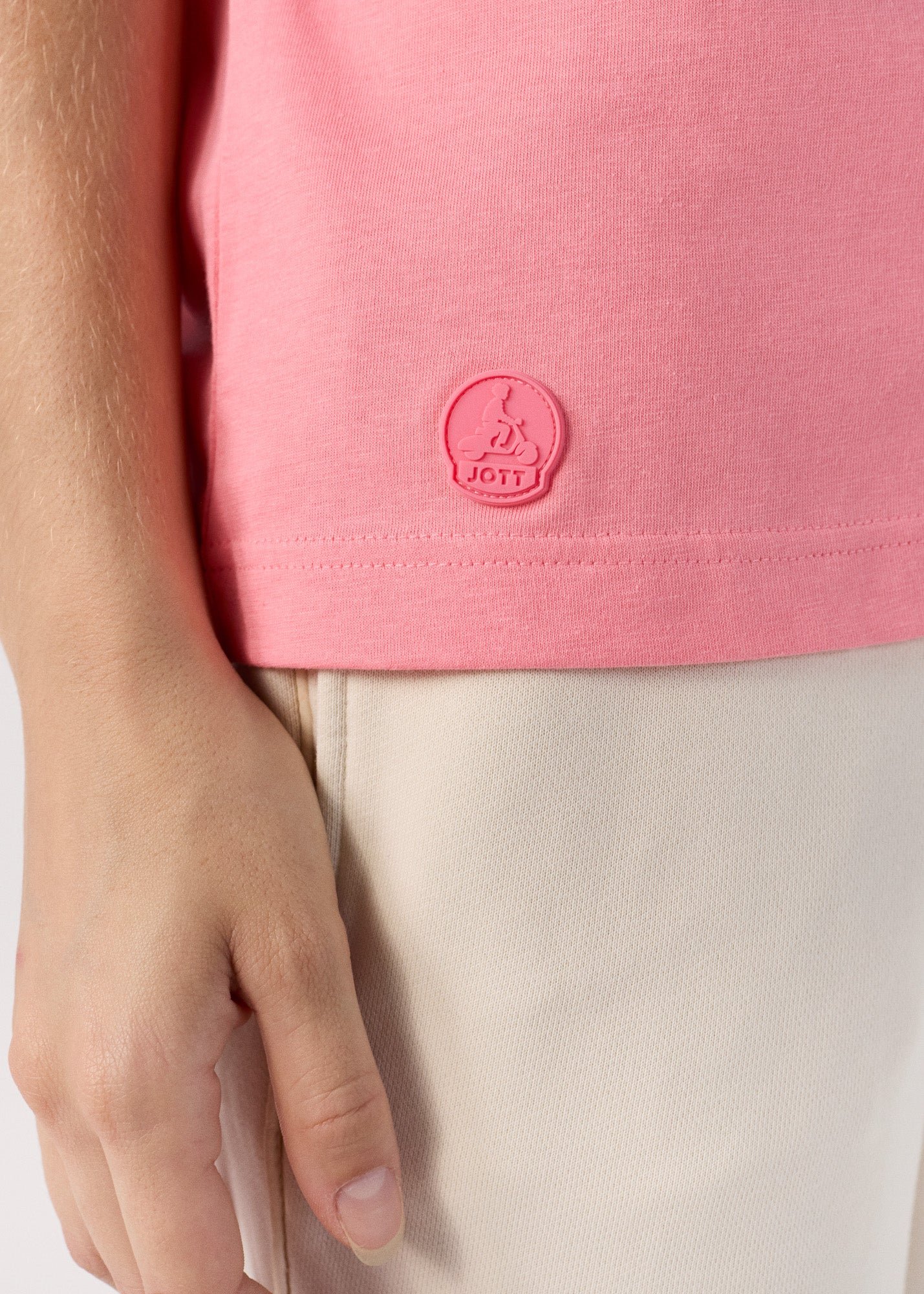Lucia round neck t-shirt JOTT Pink