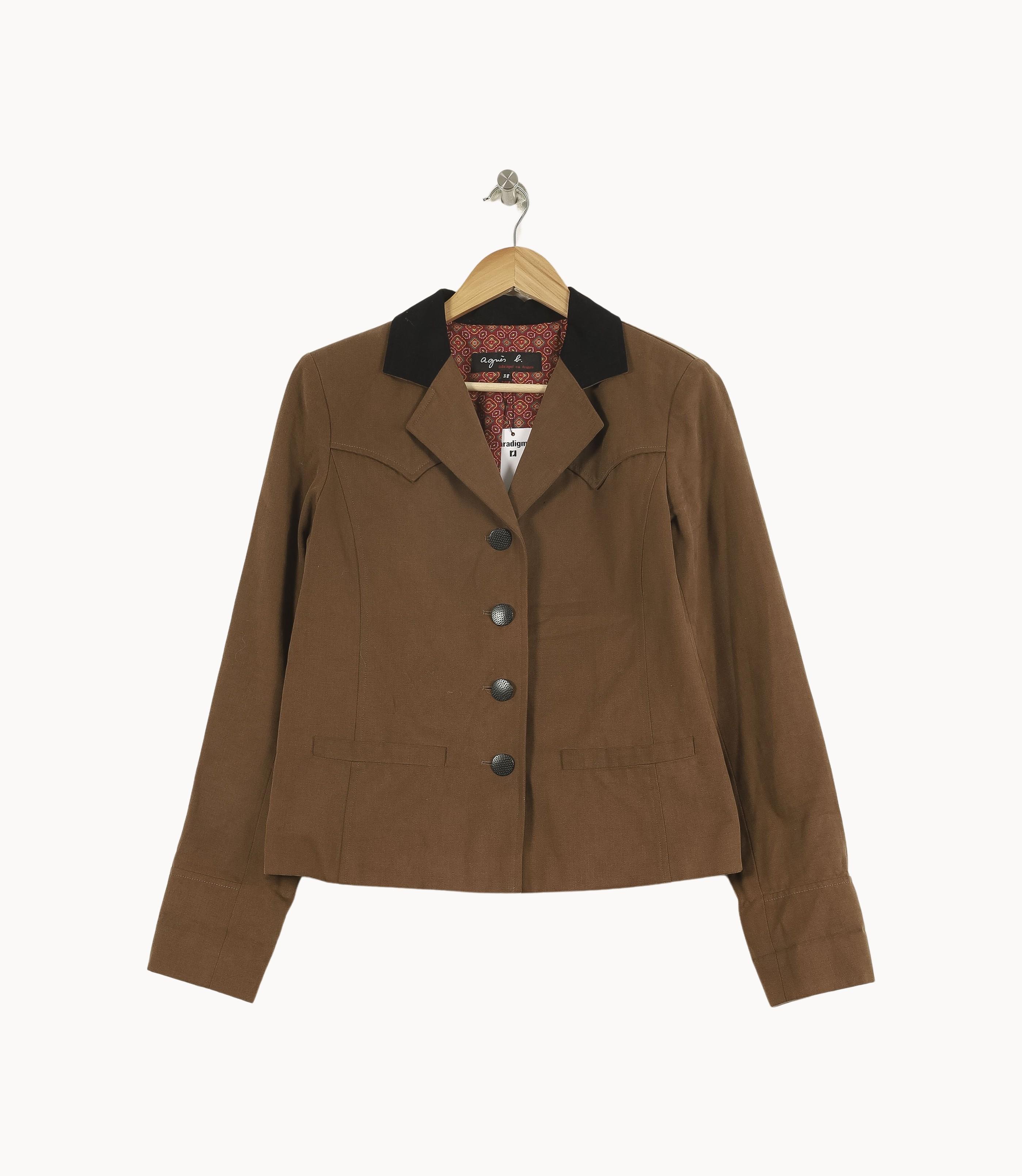 JACKET AGNES B. - Seconde Main Brown