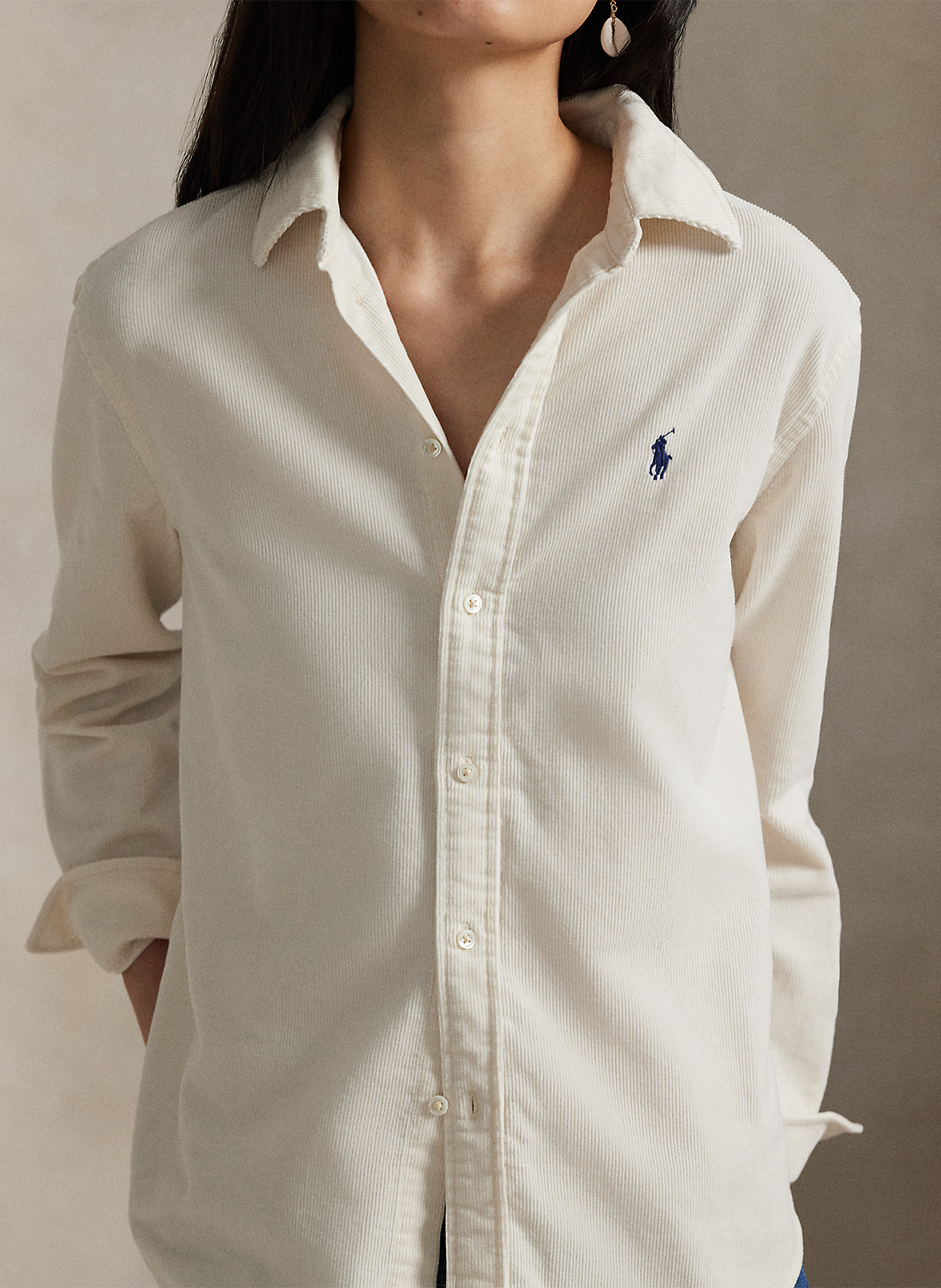 Chemise col classique POLO RALPH LAUREN Beige