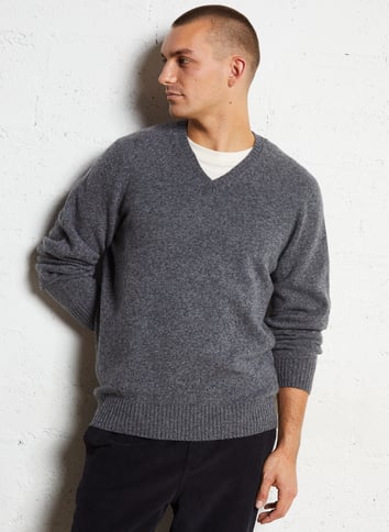 Polo manches longues gris clair homme | La Halle Polo manches longues gris clair homme | La Halle