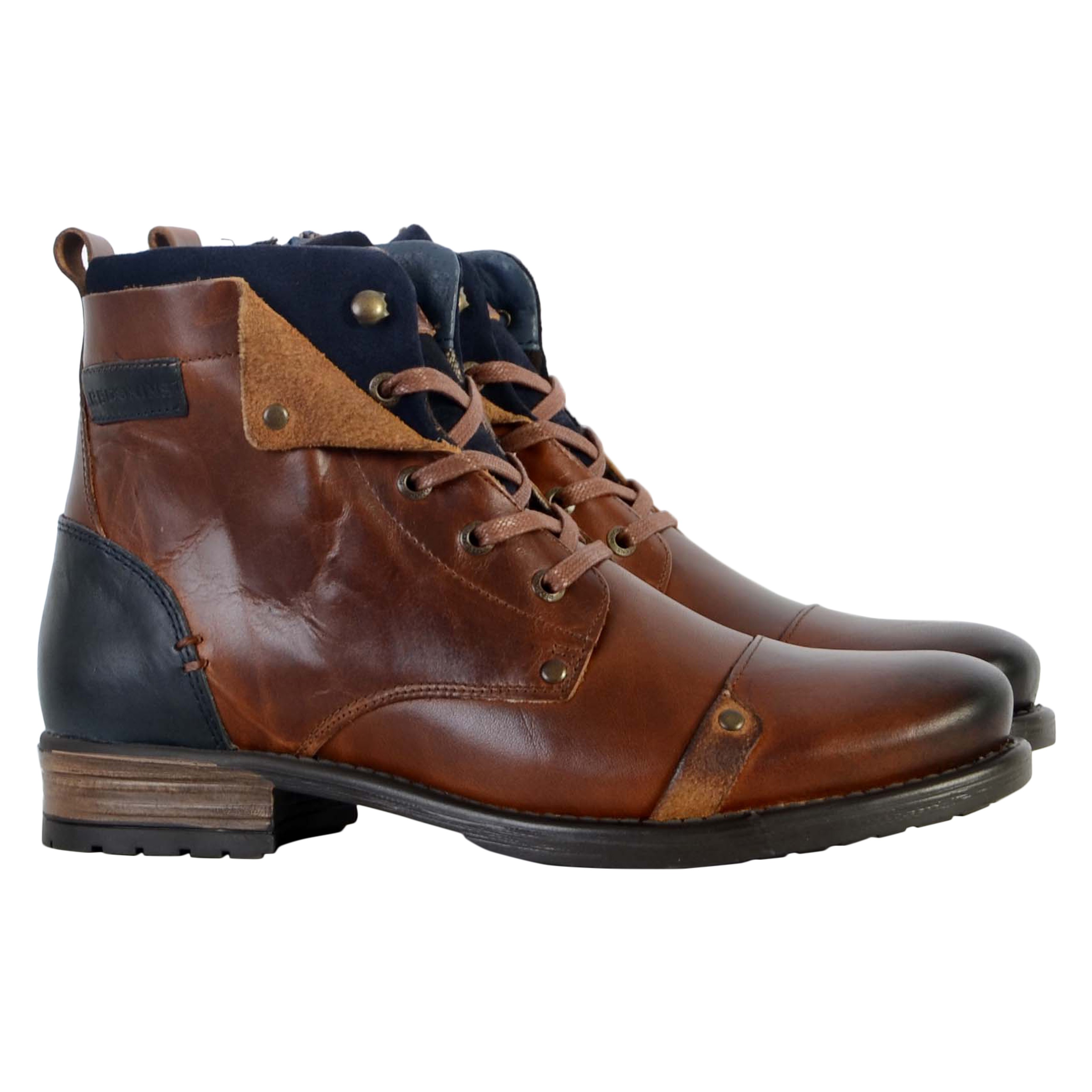 Yedos leather ankle boot REDSKINS Blue