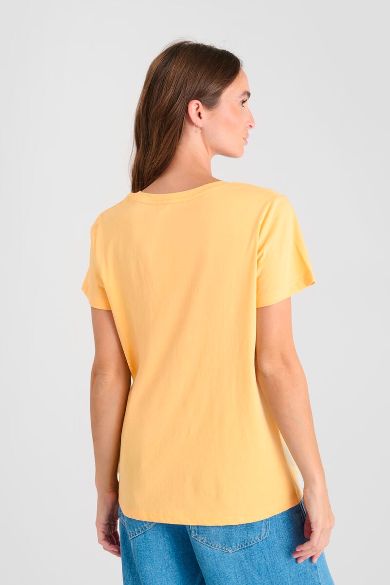 Tommy Badge T-shirt LE TEMPS DES CERISES Yellow