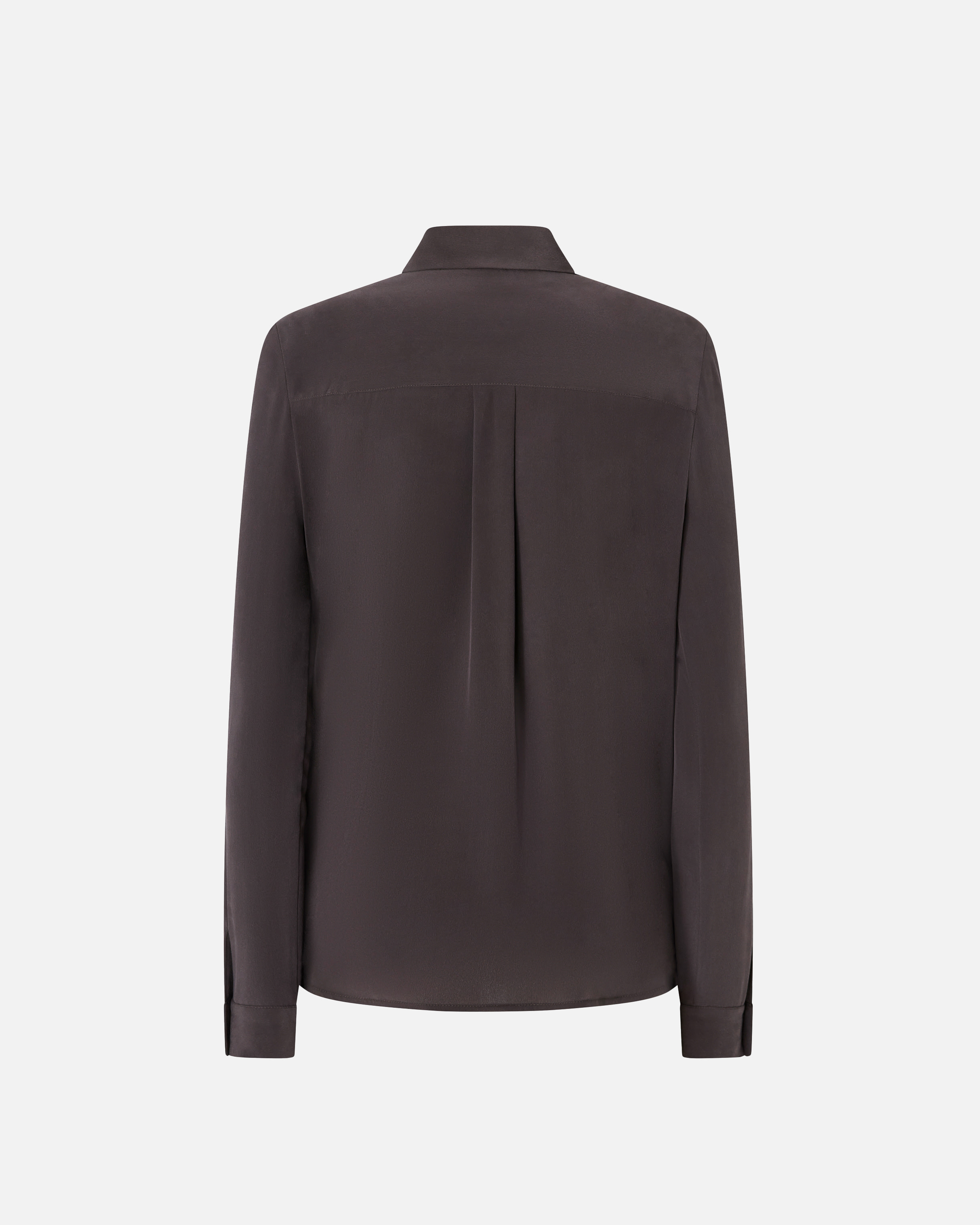 Sand wash silk shirt PINKO Brown