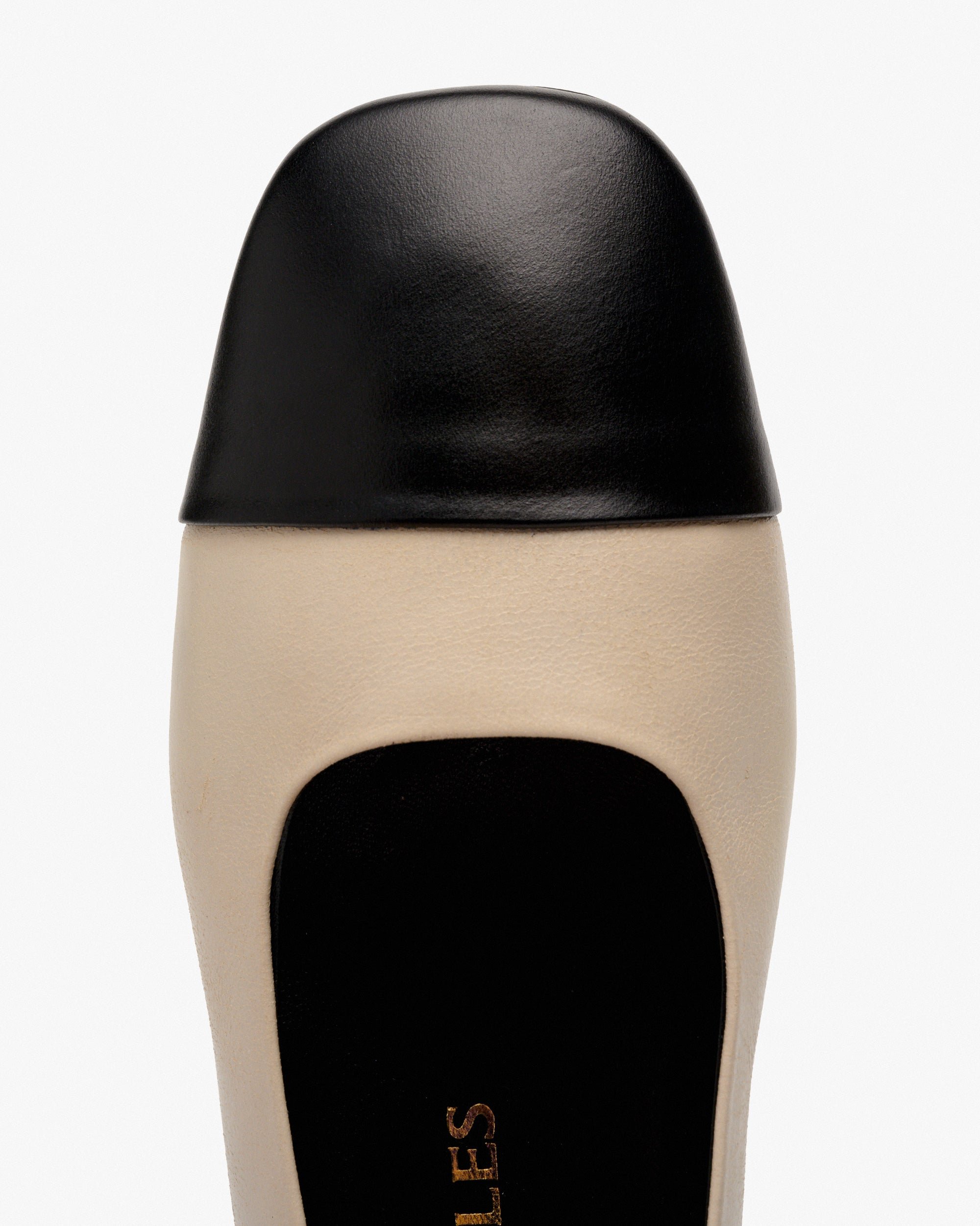 Two-tone leather heels PEDRO MIRALLES White