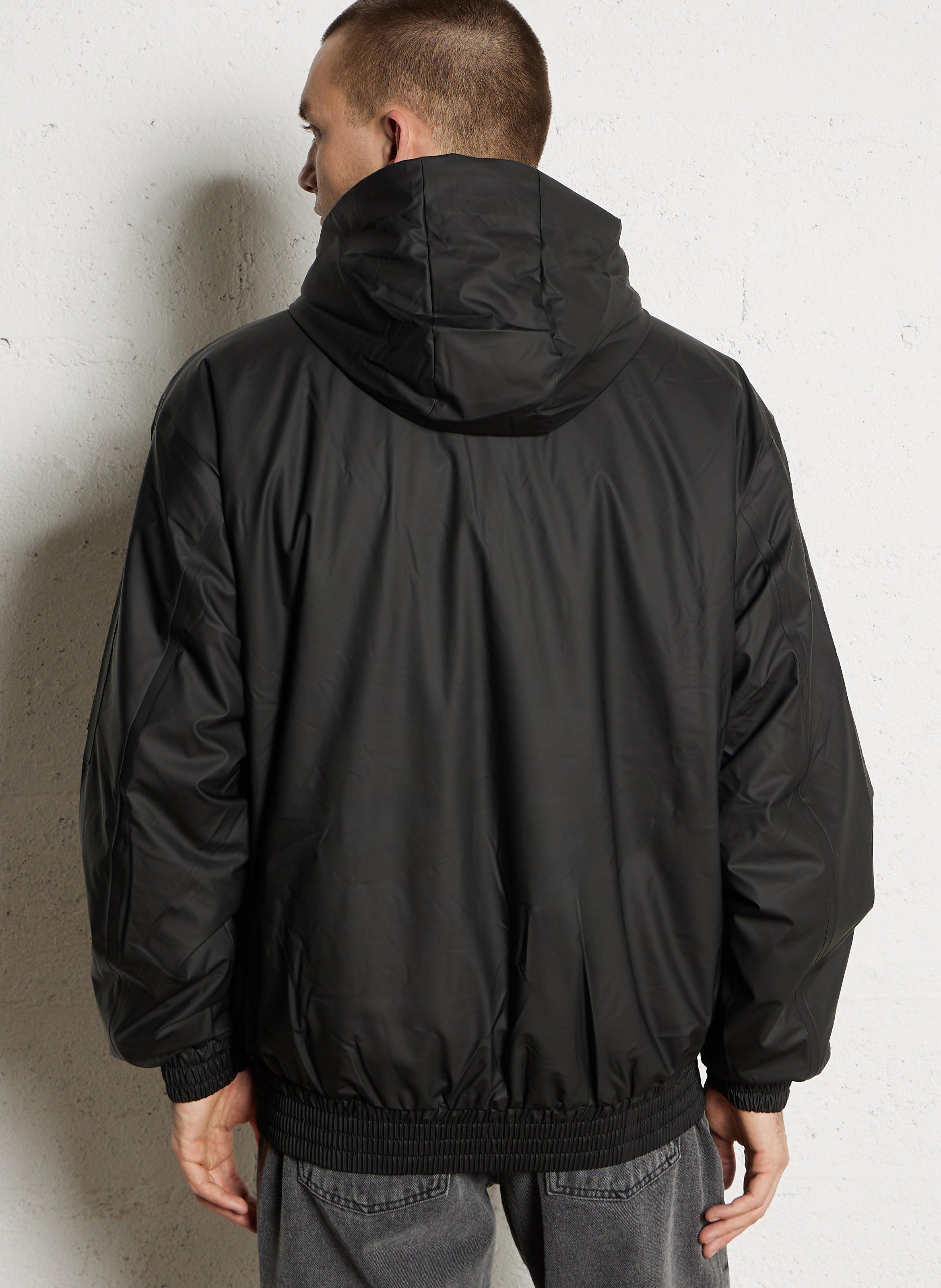 Blouson à capuche RAINS Noir