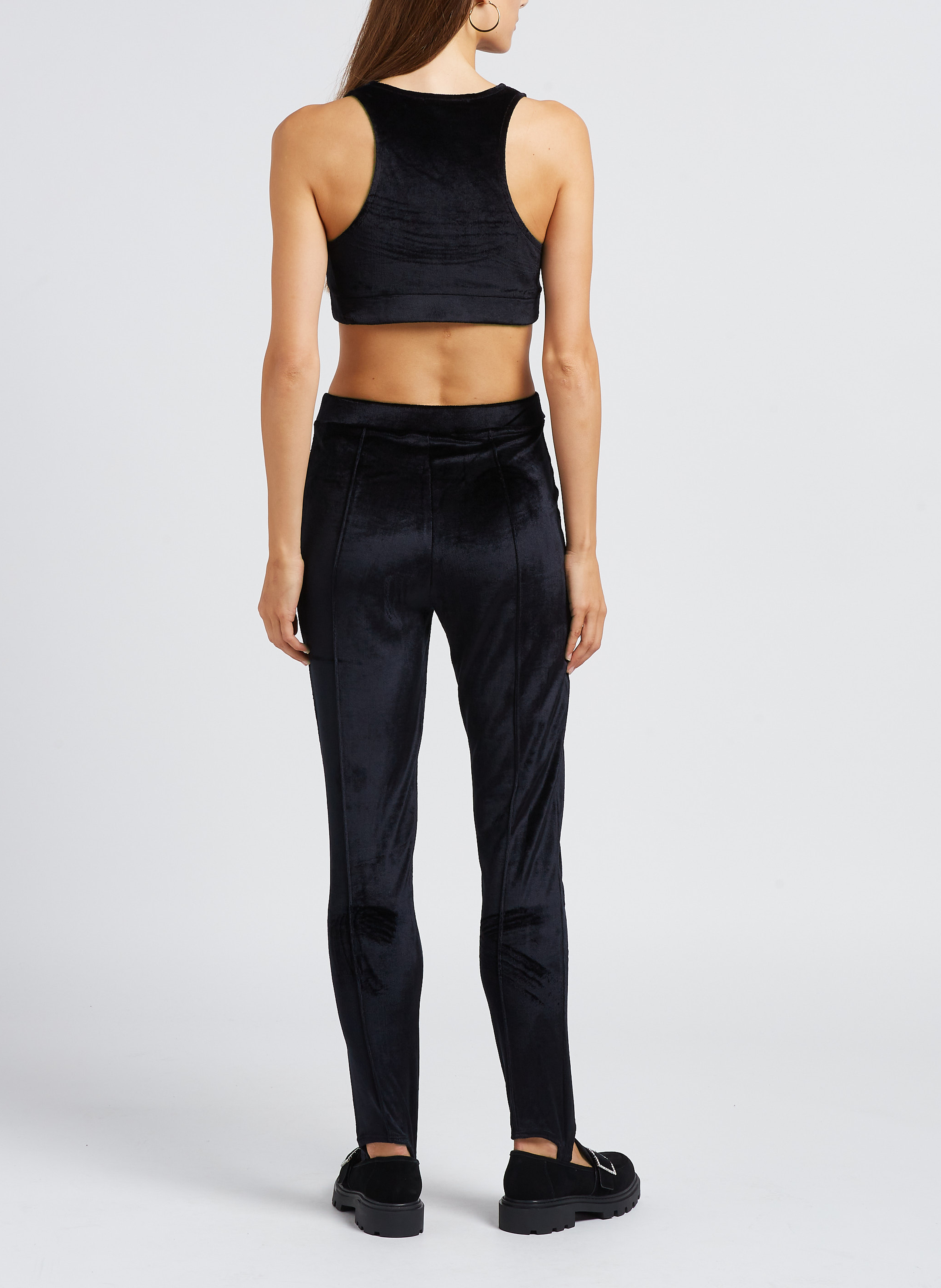 Samtbustier mit V-Ausschnitt SONIA RYKIEL Schwarz