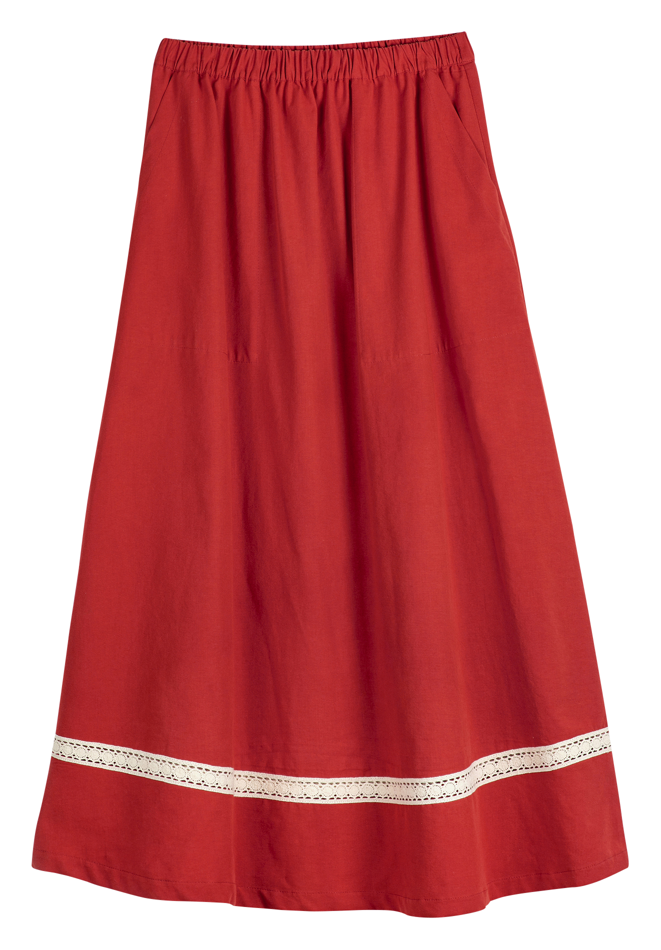 Lange rok | katoenblend BOBO CHOSES Rood