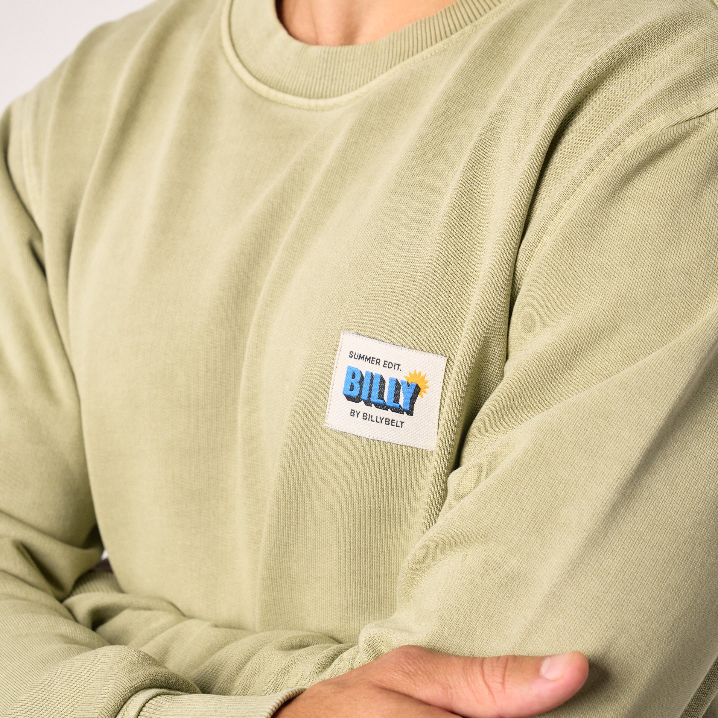 Vintage organic cotton sweatshirt Green