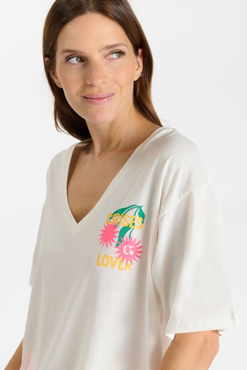 Tommy Badge T-shirt LE TEMPS DES CERISES White