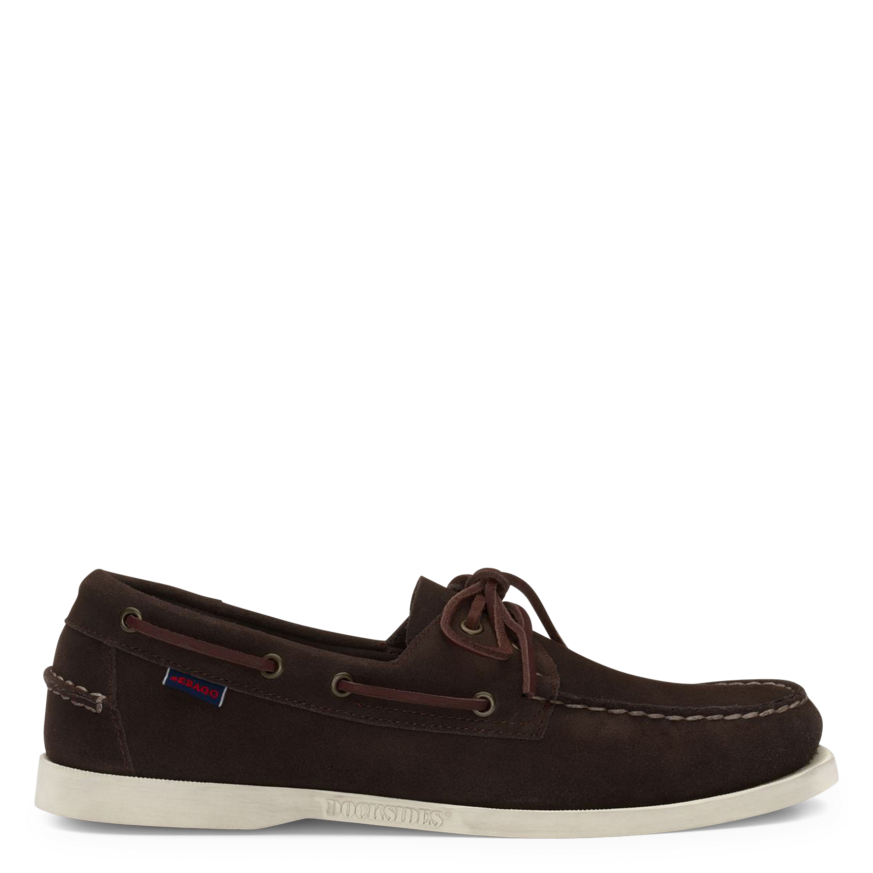 Veterschoenen van suède leer SEBAGO Bruin
