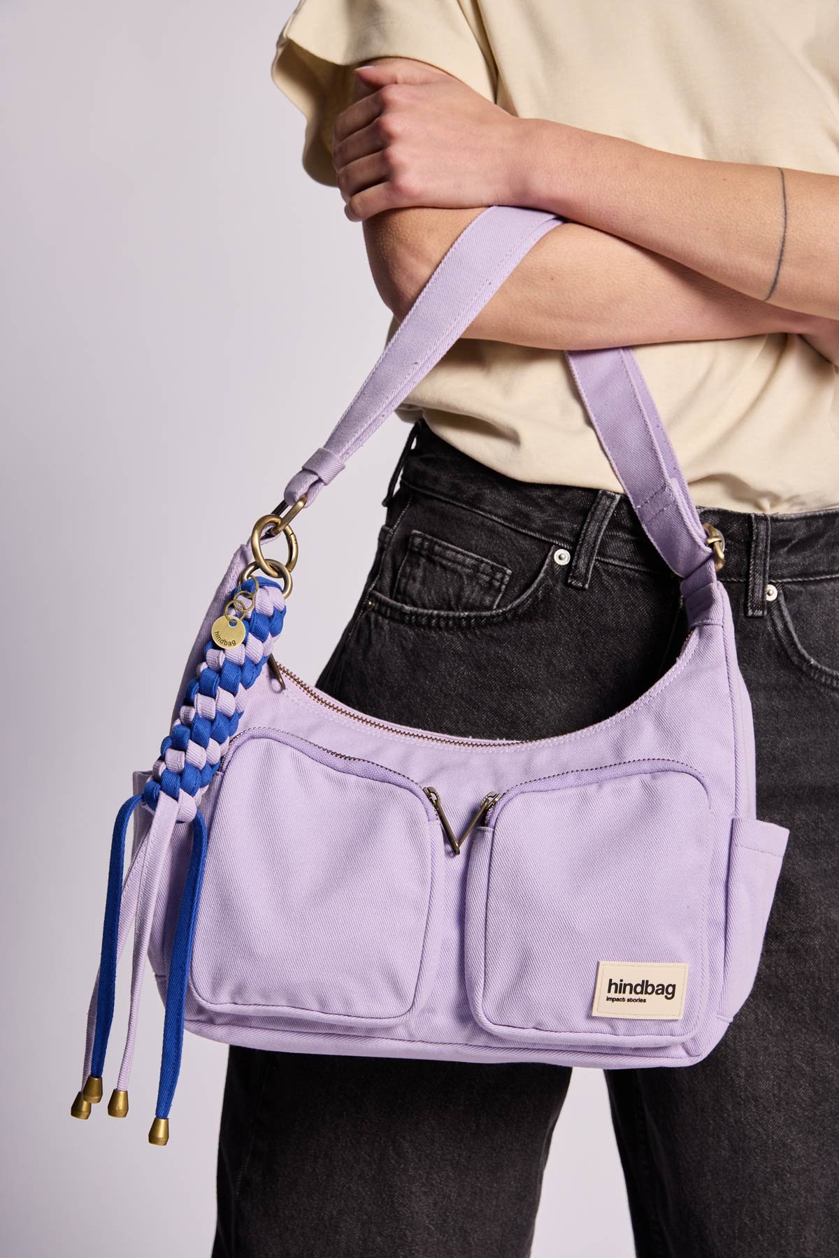 Porte-clés sammy HINDBAG Bleu