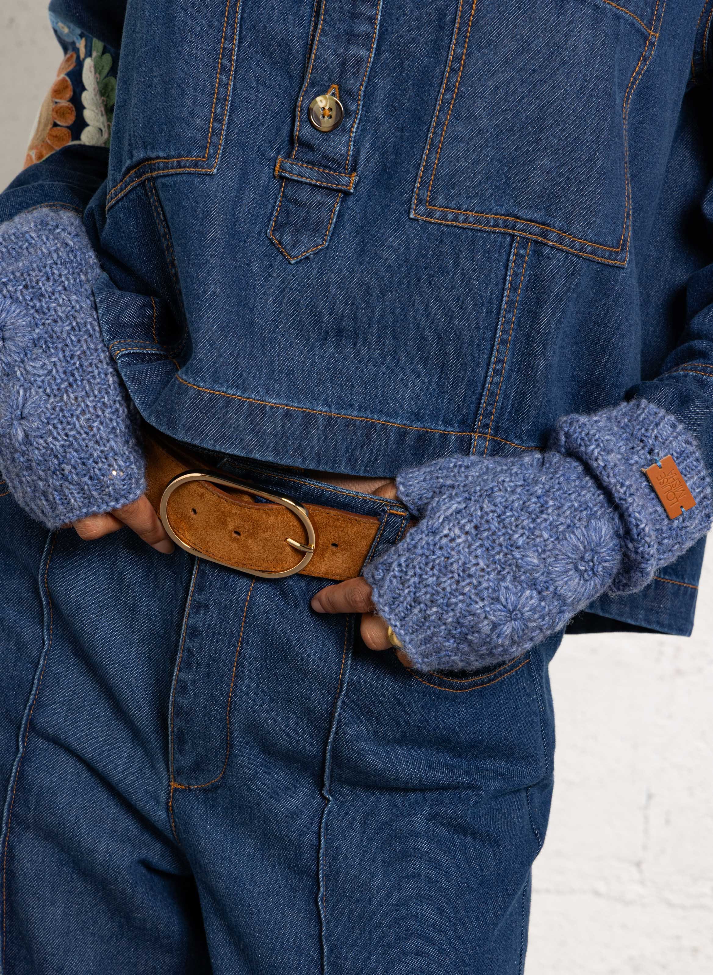 Gloves LOUISE MISHA Blue