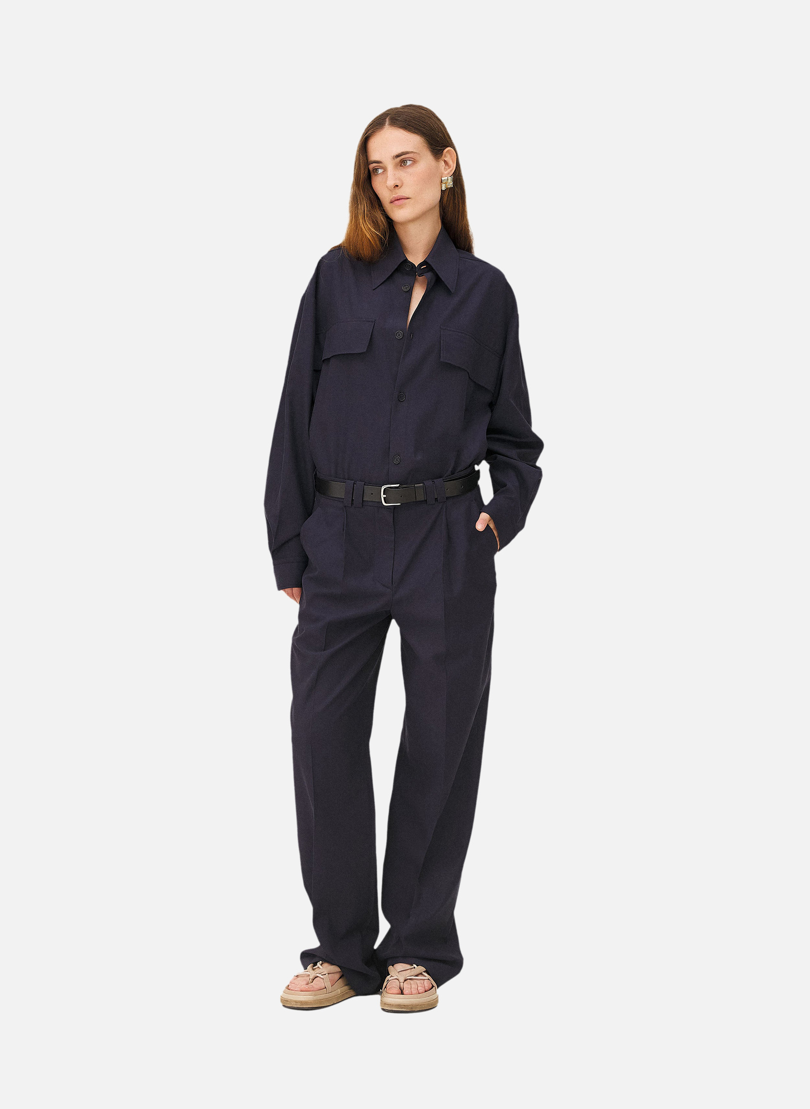 Tailoring trousers VILS NAVY Noyoco Blue