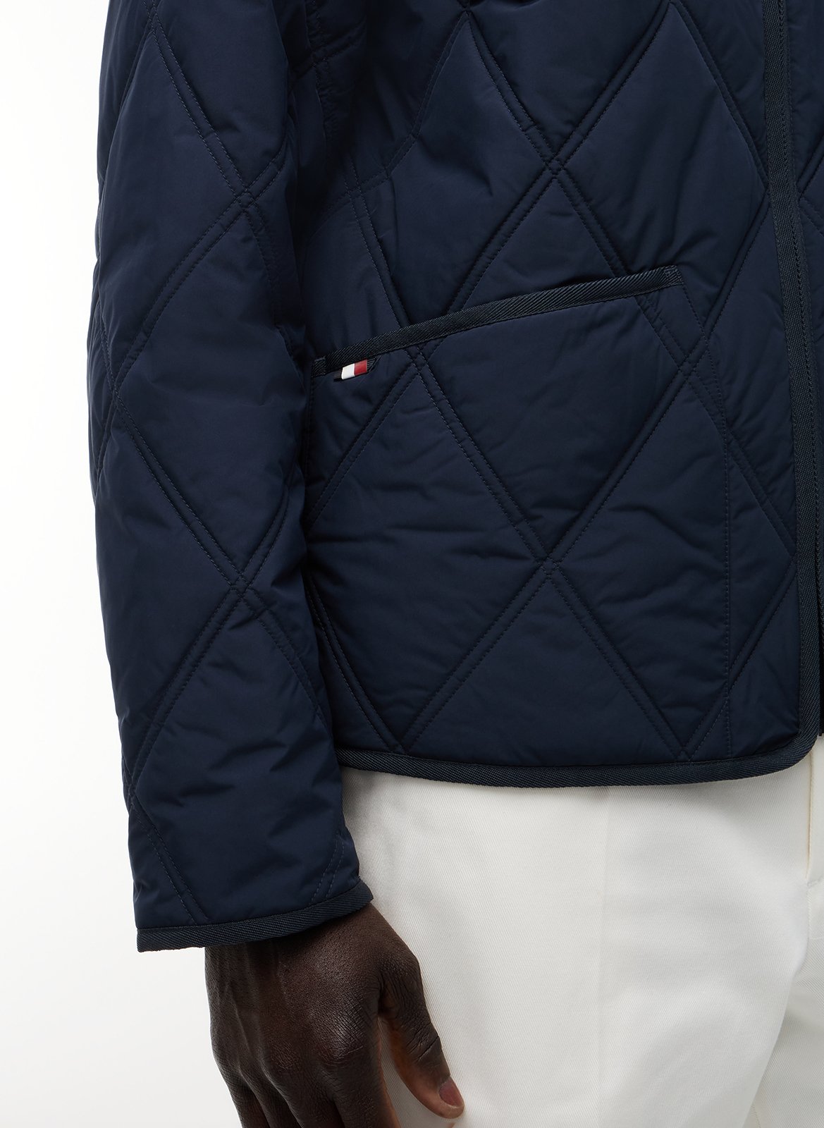 Veste matelassée col montant  TOMMY HILFIGER Bleu
