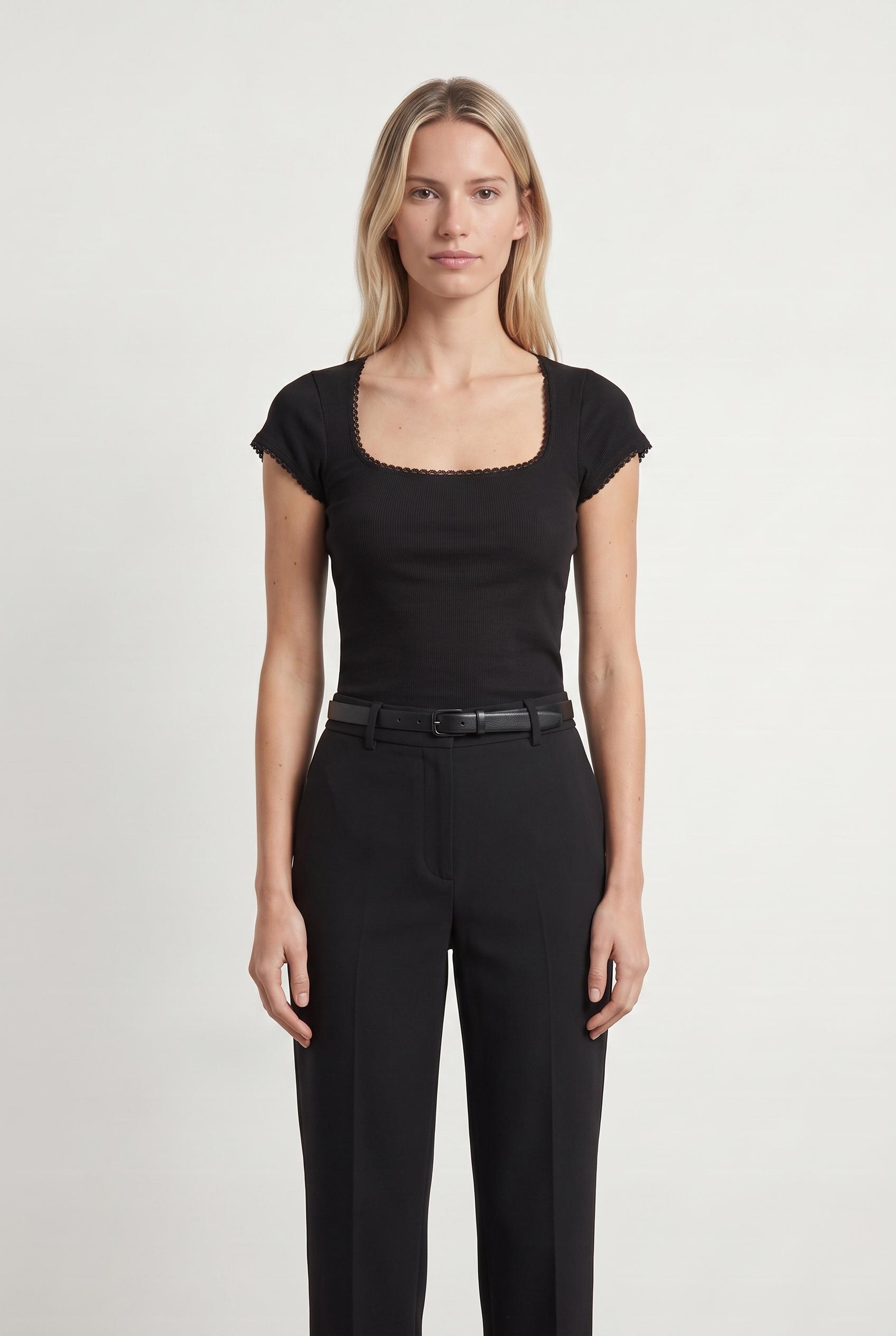 T-shirt ROUJE - Seconde Main Black