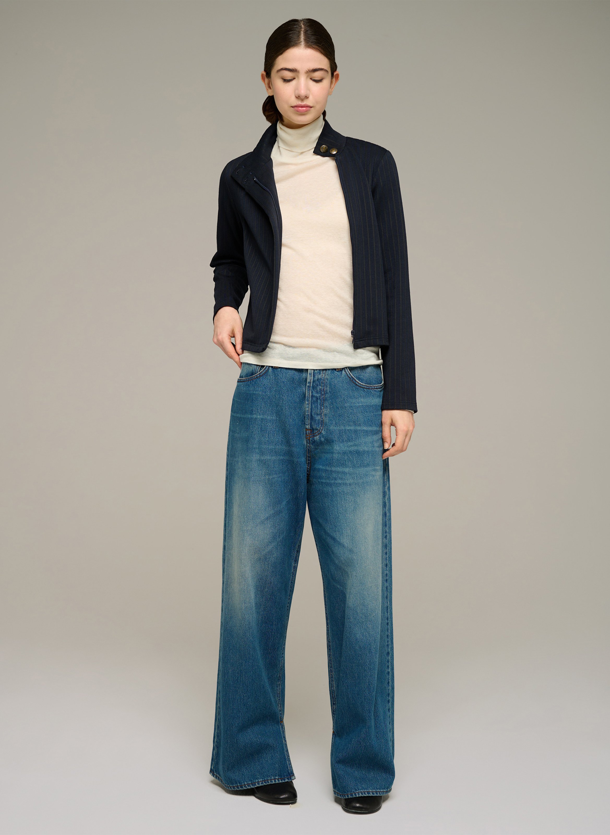 Jacke mit Stehkragen COTELAC Blau