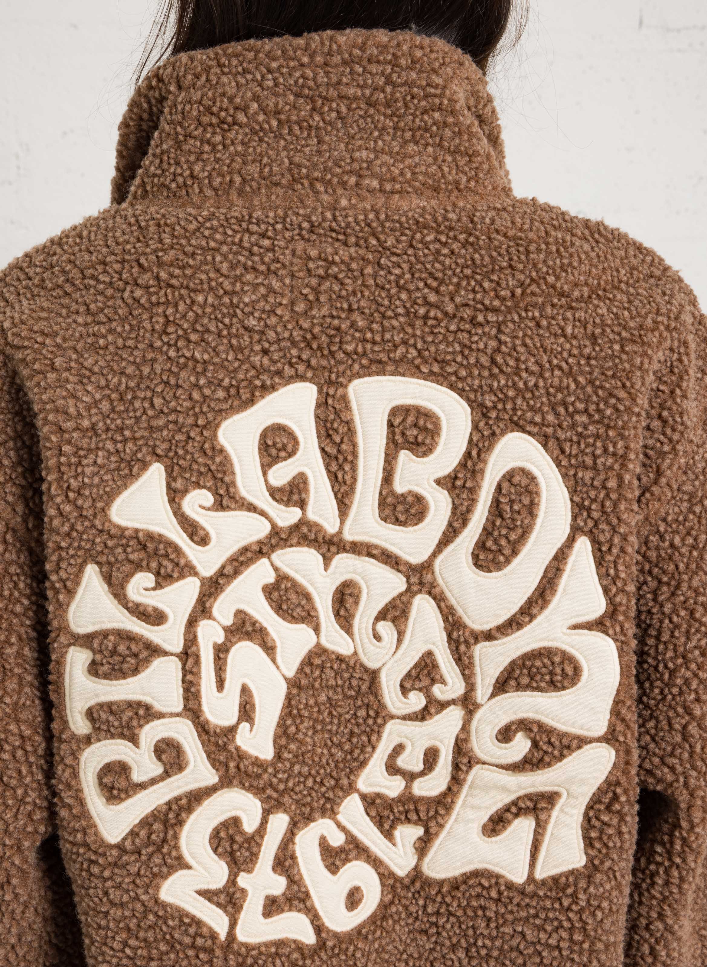 Oversize Fleece mit Stehkragen BILLABONG Braun