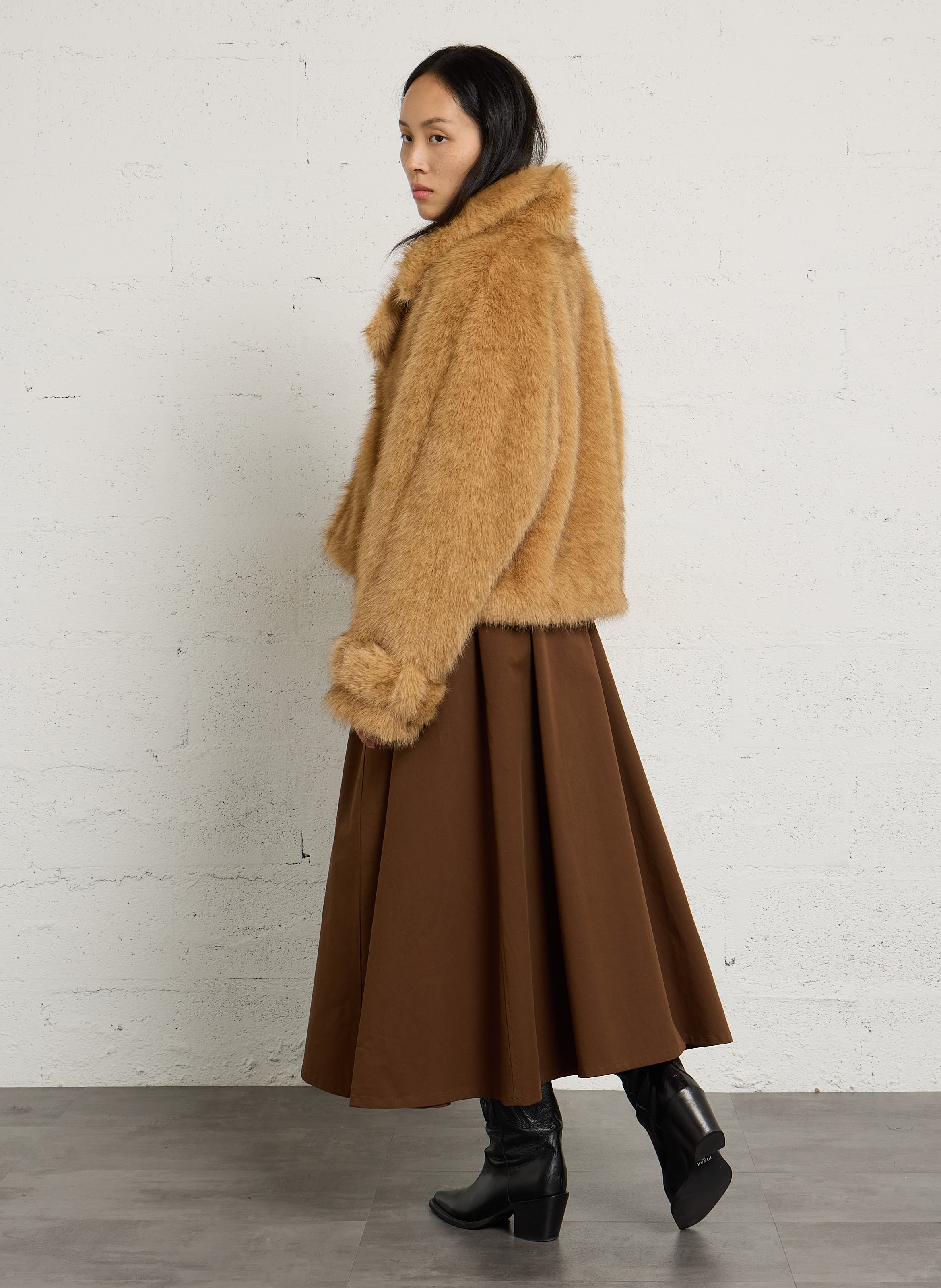 Ruime jas van synthetisch bont BELLEROSE Veelkleurig