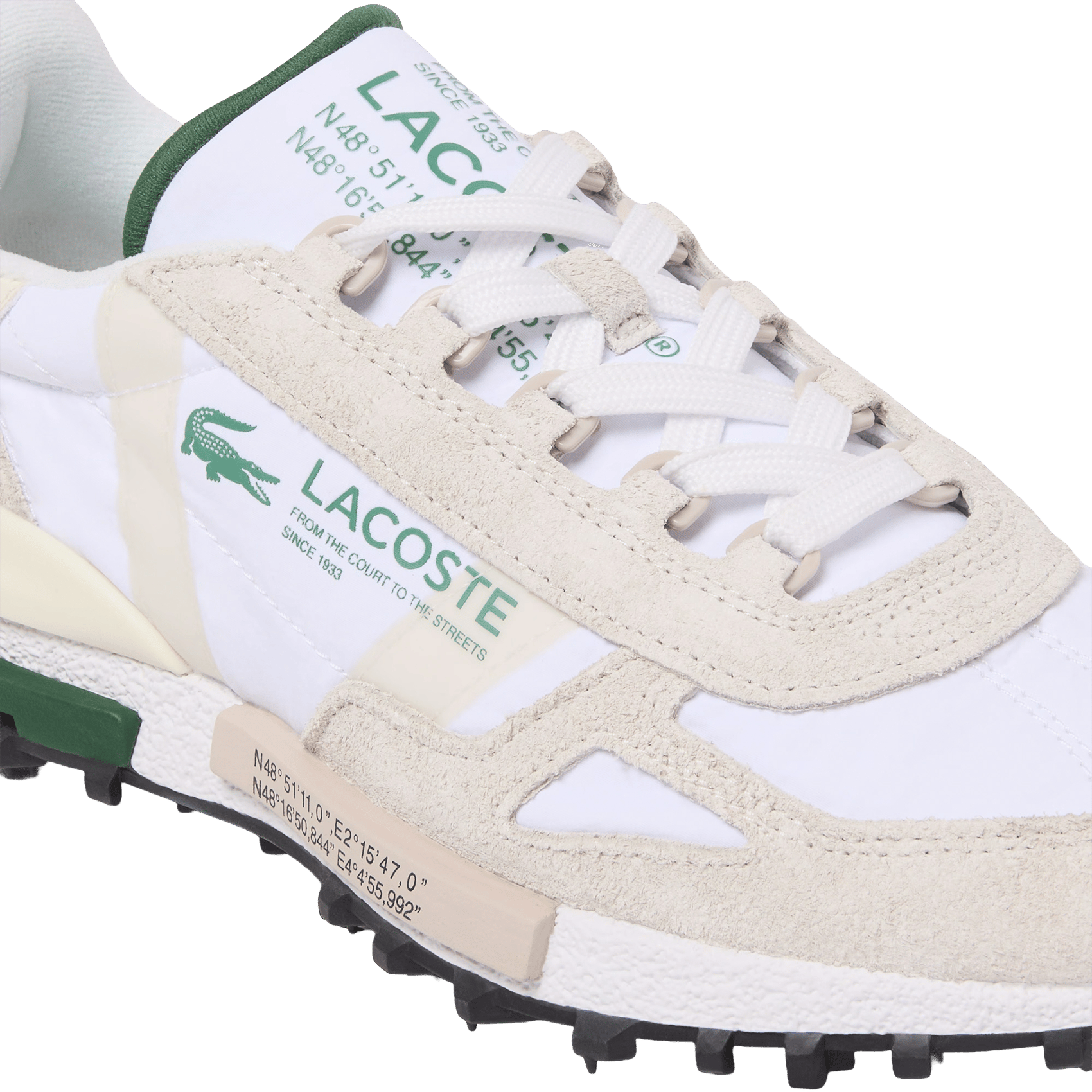 Leather low-top sneakers LACOSTE Multicolored