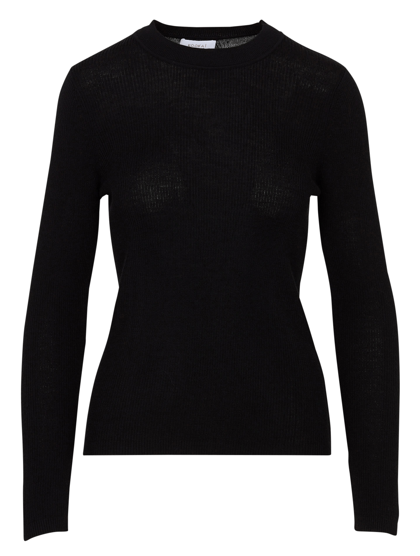 Pull col rond en laine mélangée KOOKAI Noir