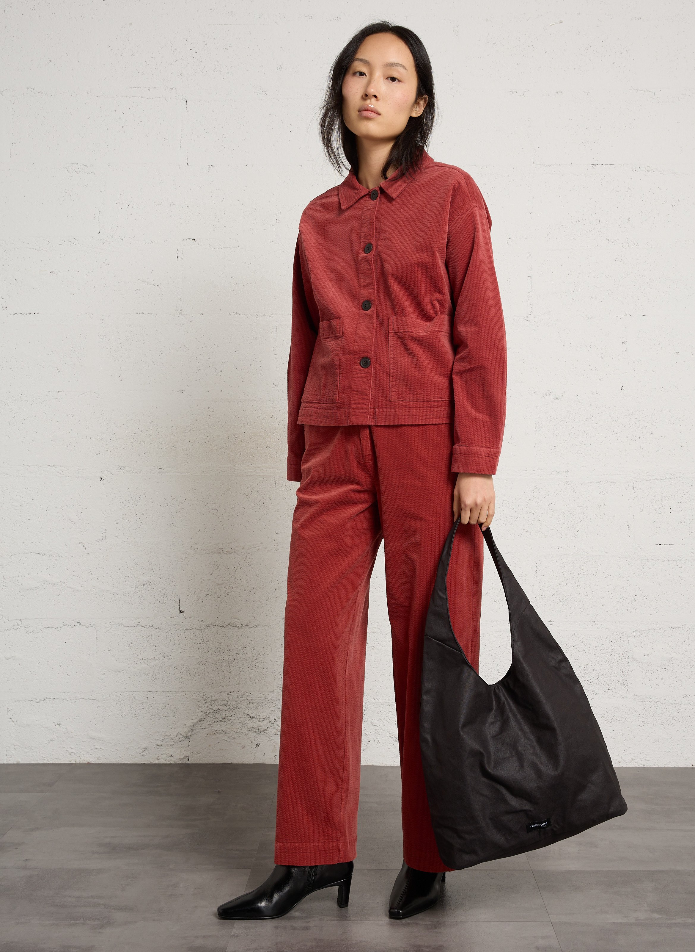 Shopper aus Bio-Baumwolle RIVEDROITE PARIS Schwarz
