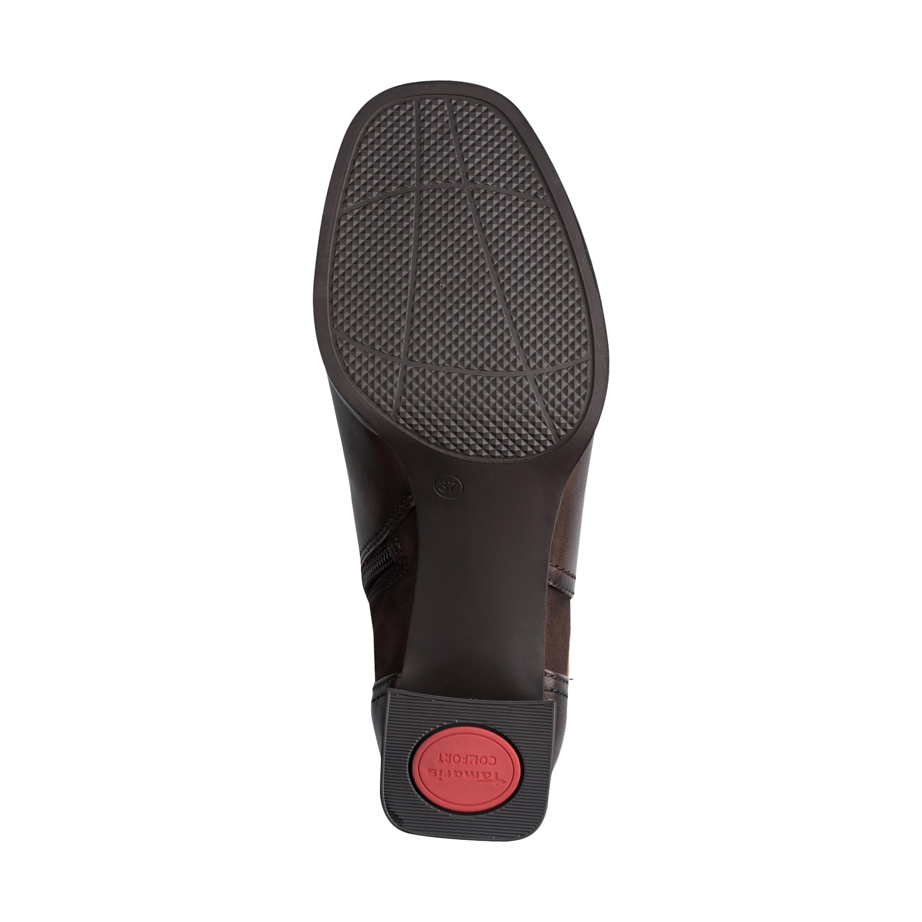 Comfort leather boots | Brown TAMARIS Women