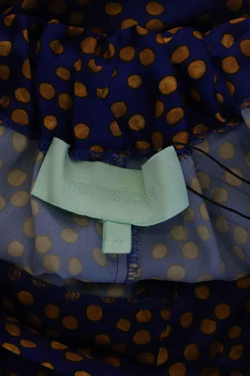 Silk wide-leg cropped trousers HEIMSTONE - Seconde Main Blue