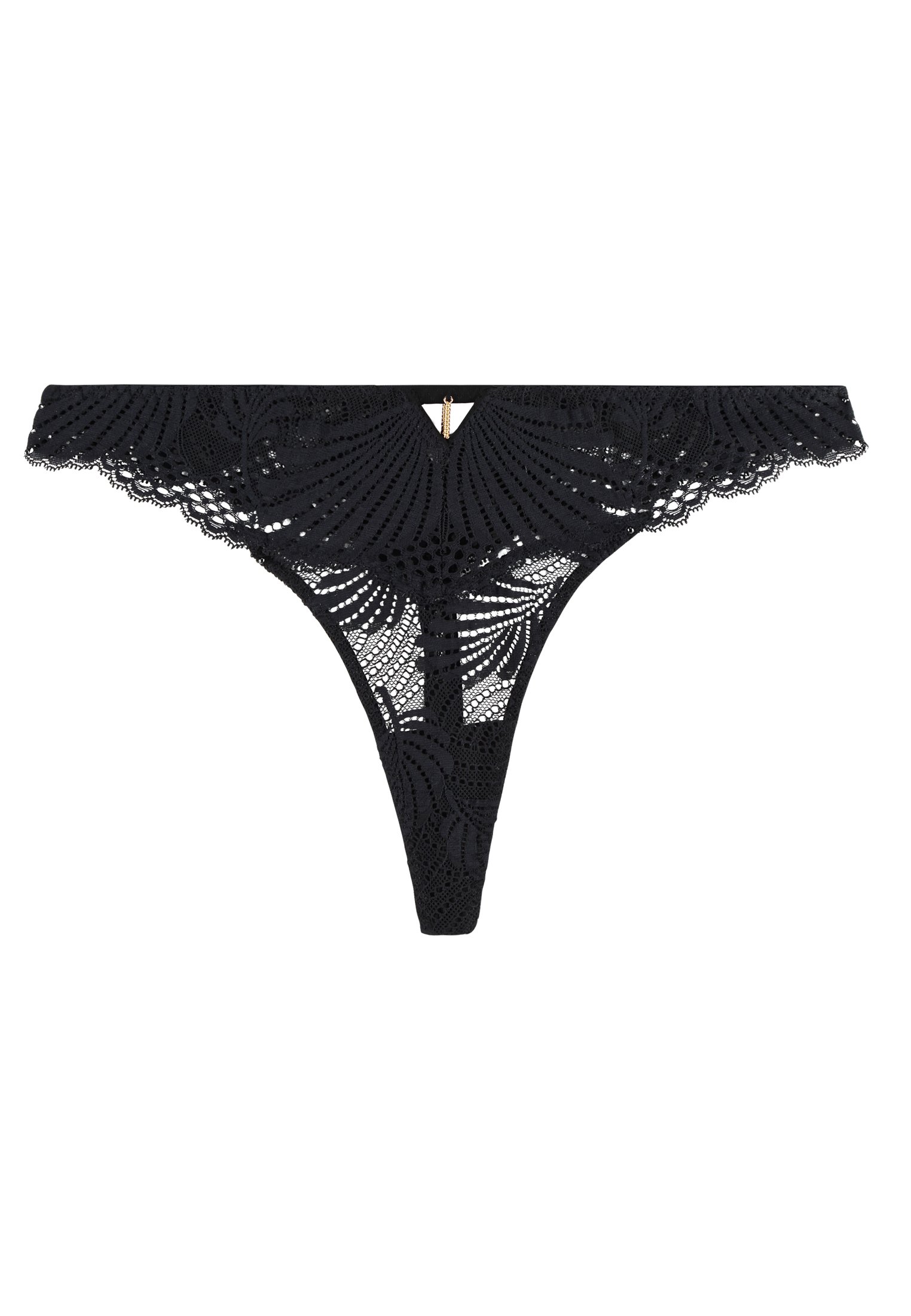 Cotton tanga AUBADE Black