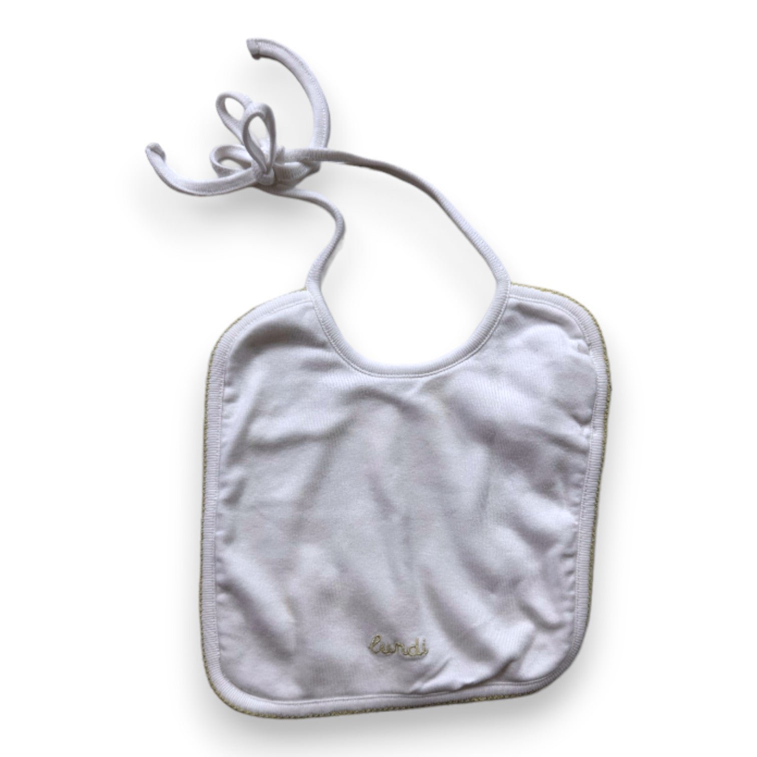White baby bib - one size BONPOINT - Seconde Main White