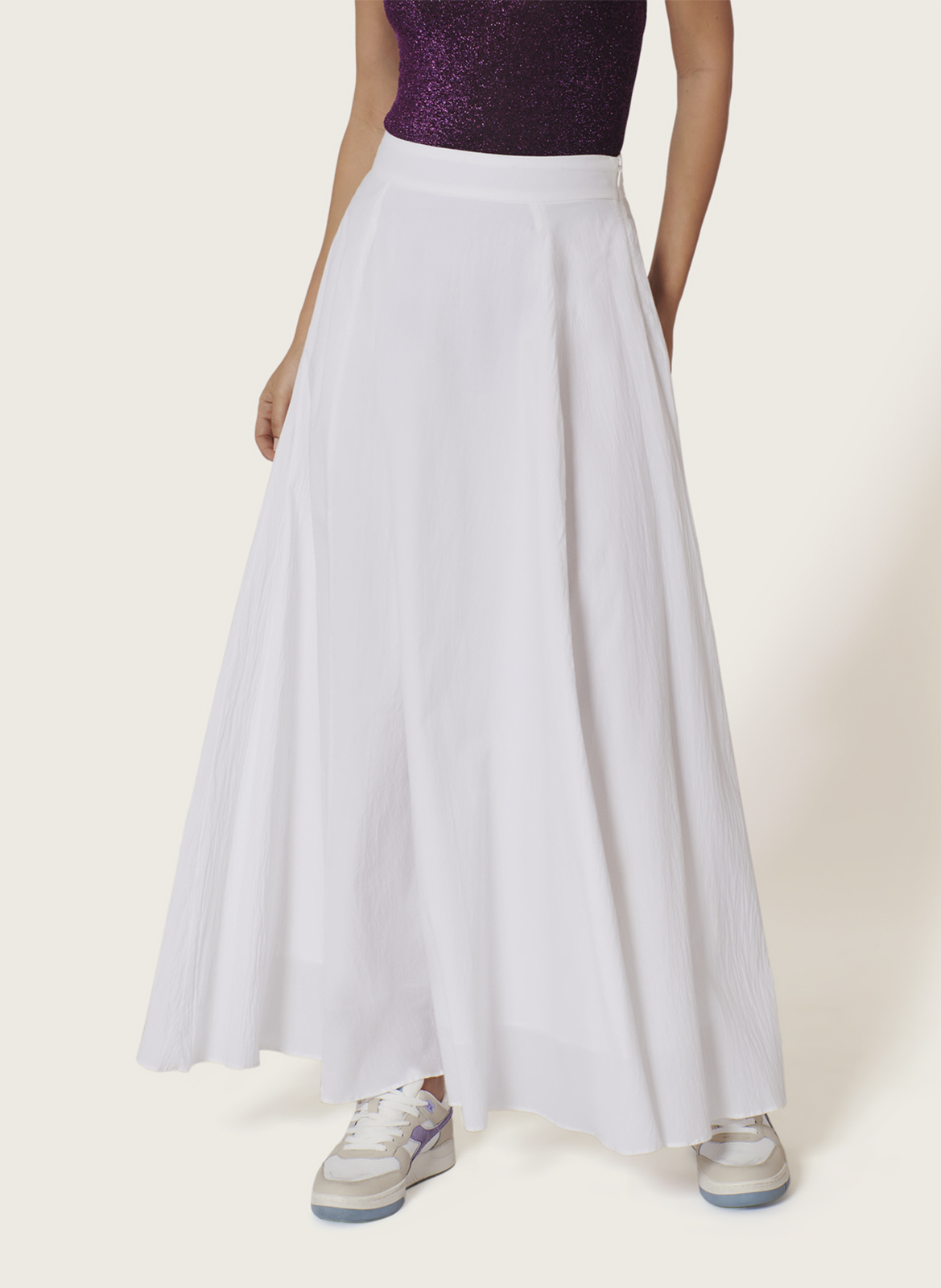 Katoenen midirok Anaïs KARMA KOMA Wit