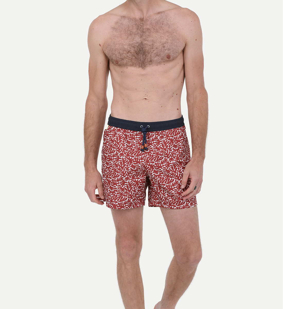 Swim shorts - terracotta maupiti GILI'S Brown