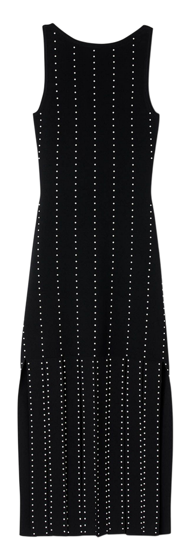 Halflange jurk met boothals SANDRO Zwart