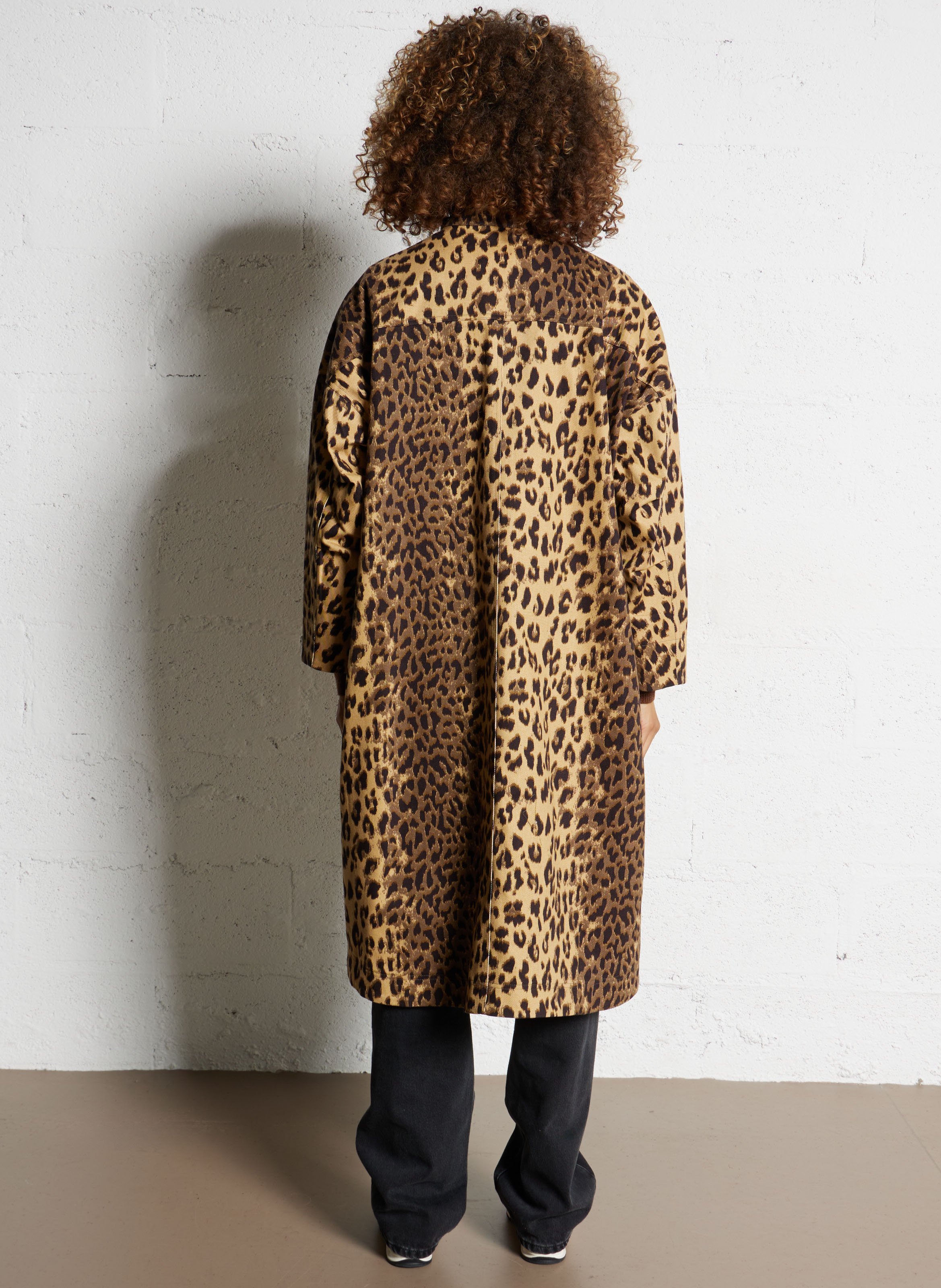 Jas met opstaande kraag luipaardprint BELLEROSE Veelkleurig