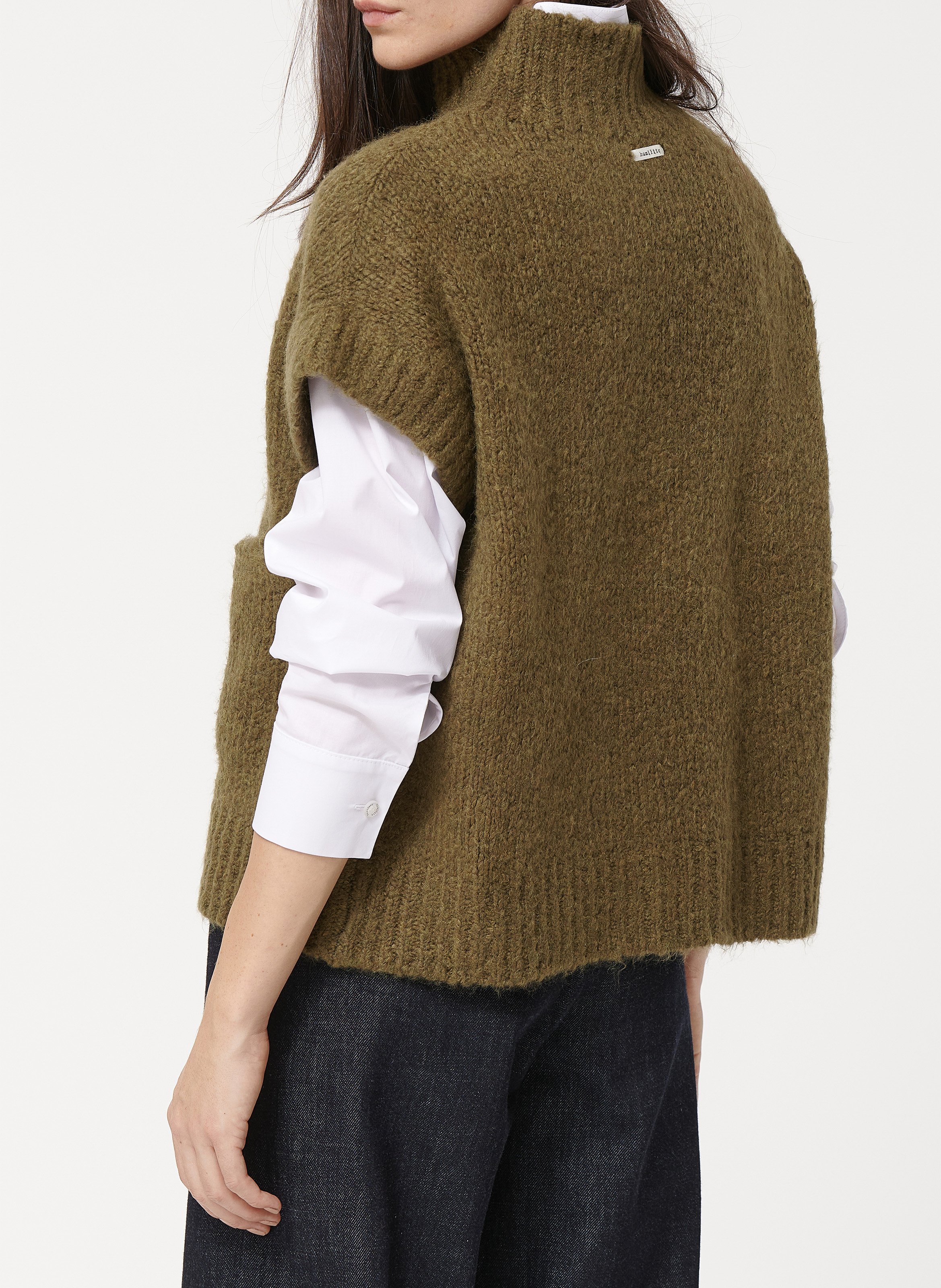 Pull col montant  HUMILITY Vert