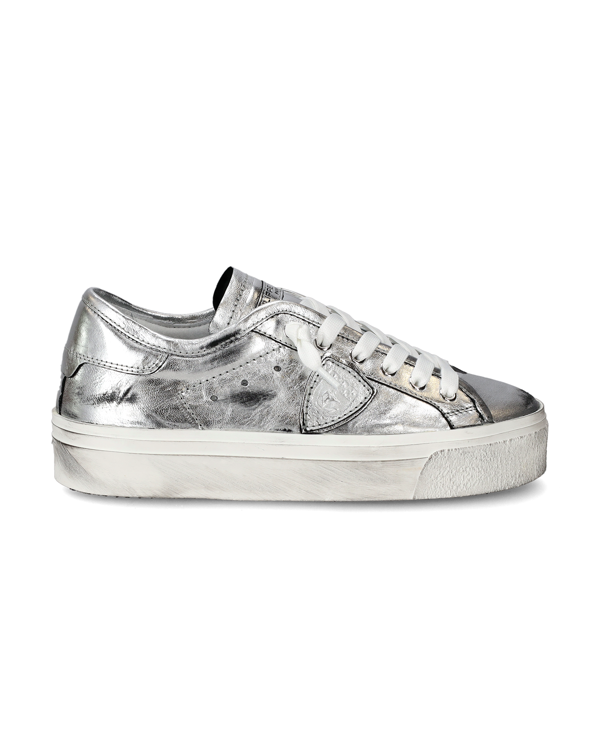 Sneakers Paris Haute Tennis PHILIPPE MODEL Silver