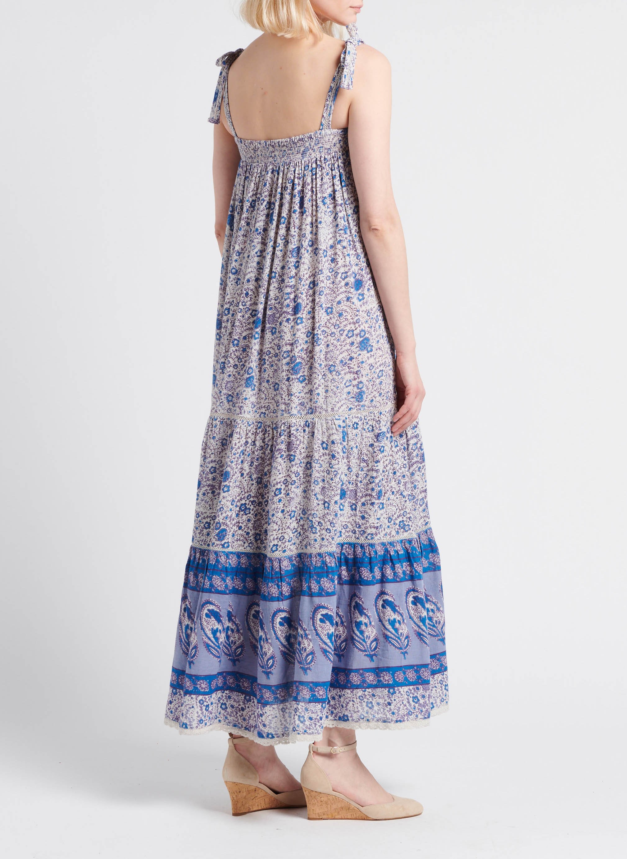 Loose-fit cotton dress M.A.B.E Multicolored