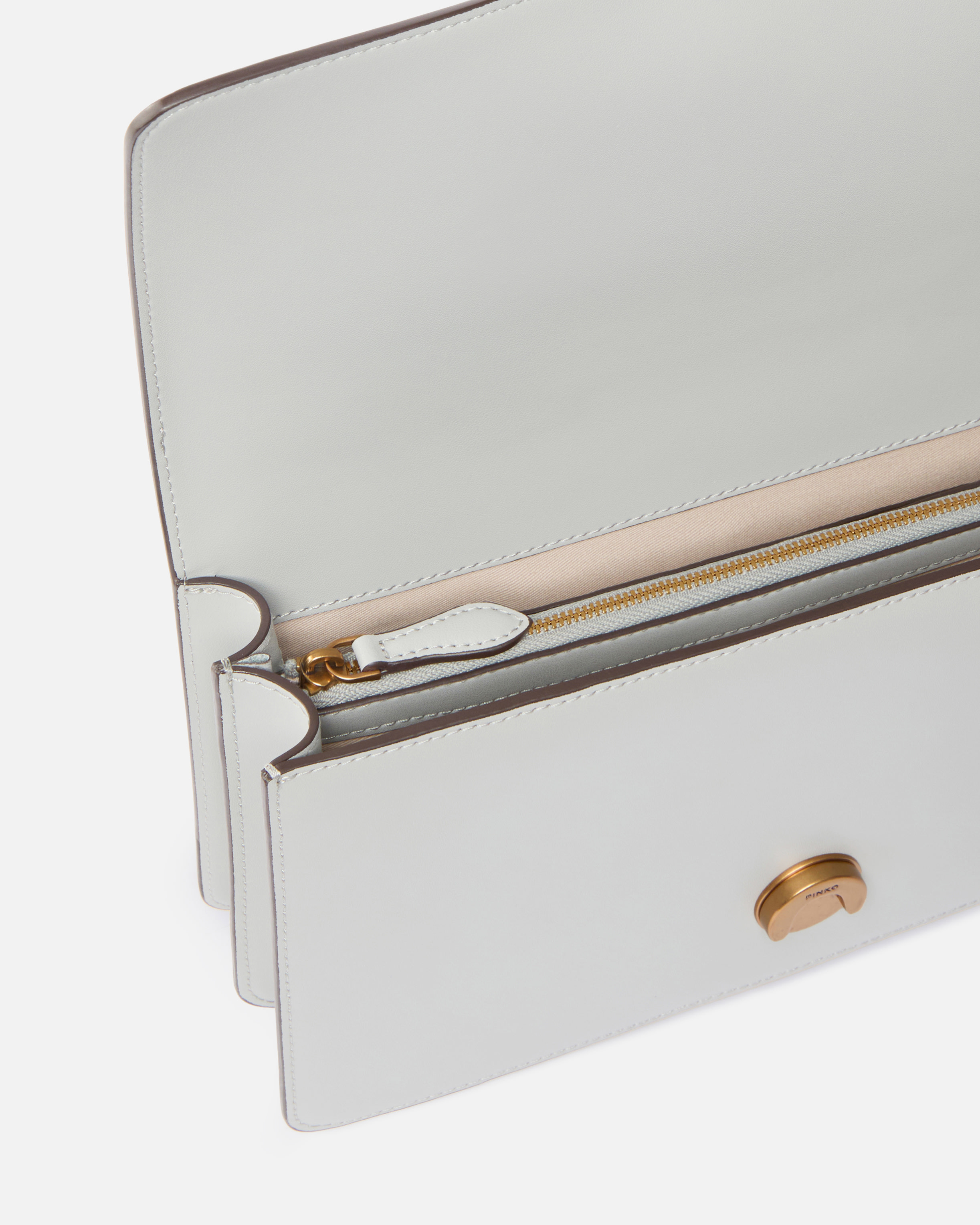 Medium Love Bag One leather handbag Grey