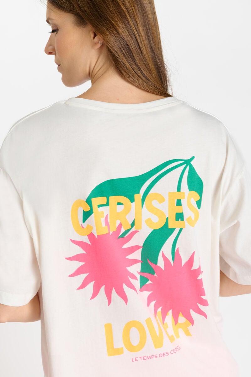 Tommy Badge T-shirt LE TEMPS DES CERISES White