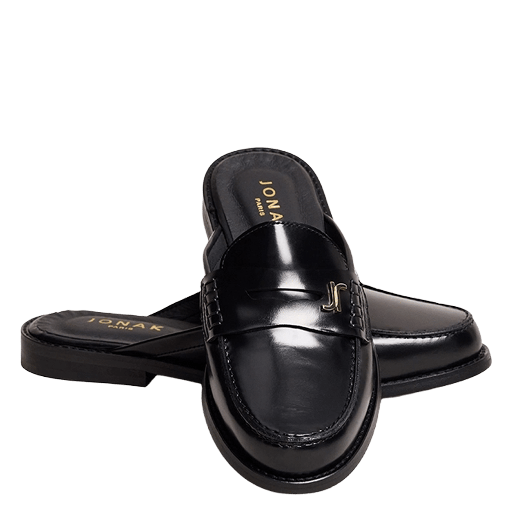 Mocassins en cuir JONAK Noir