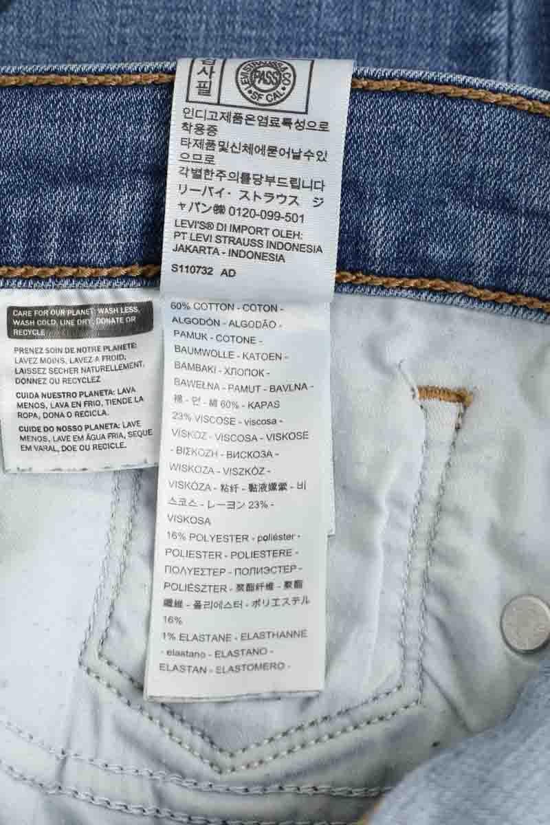 - Straight-leg jeans
- 5 pockets
- Straight cut
- Faded effect LEVI'S - Seconde main Blue