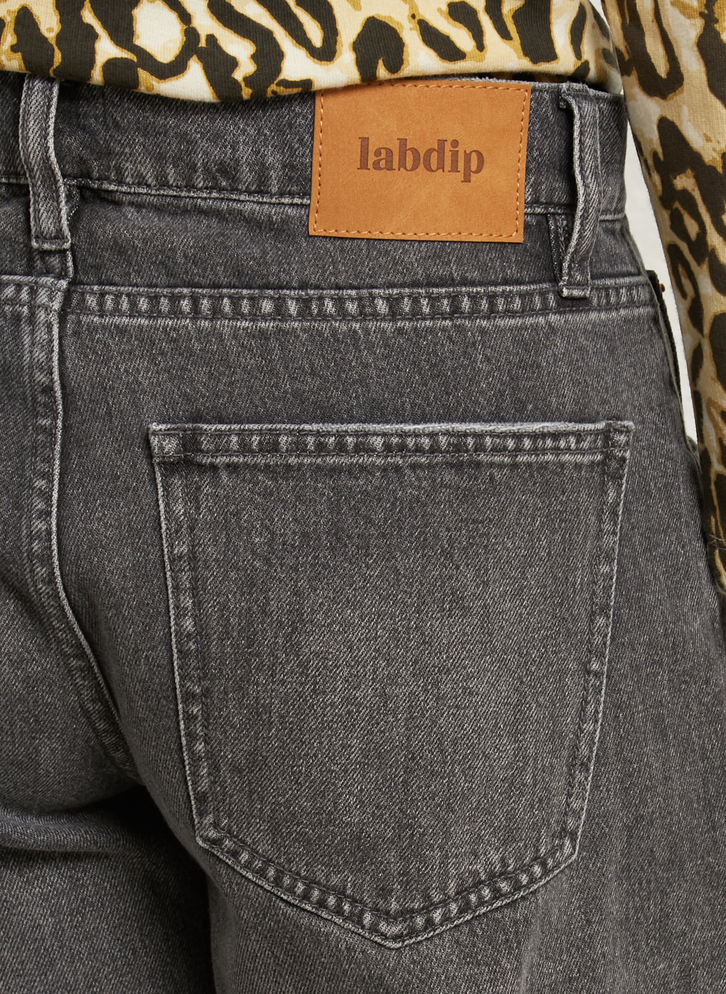 Baumwollbermuda LAB DIP Grau