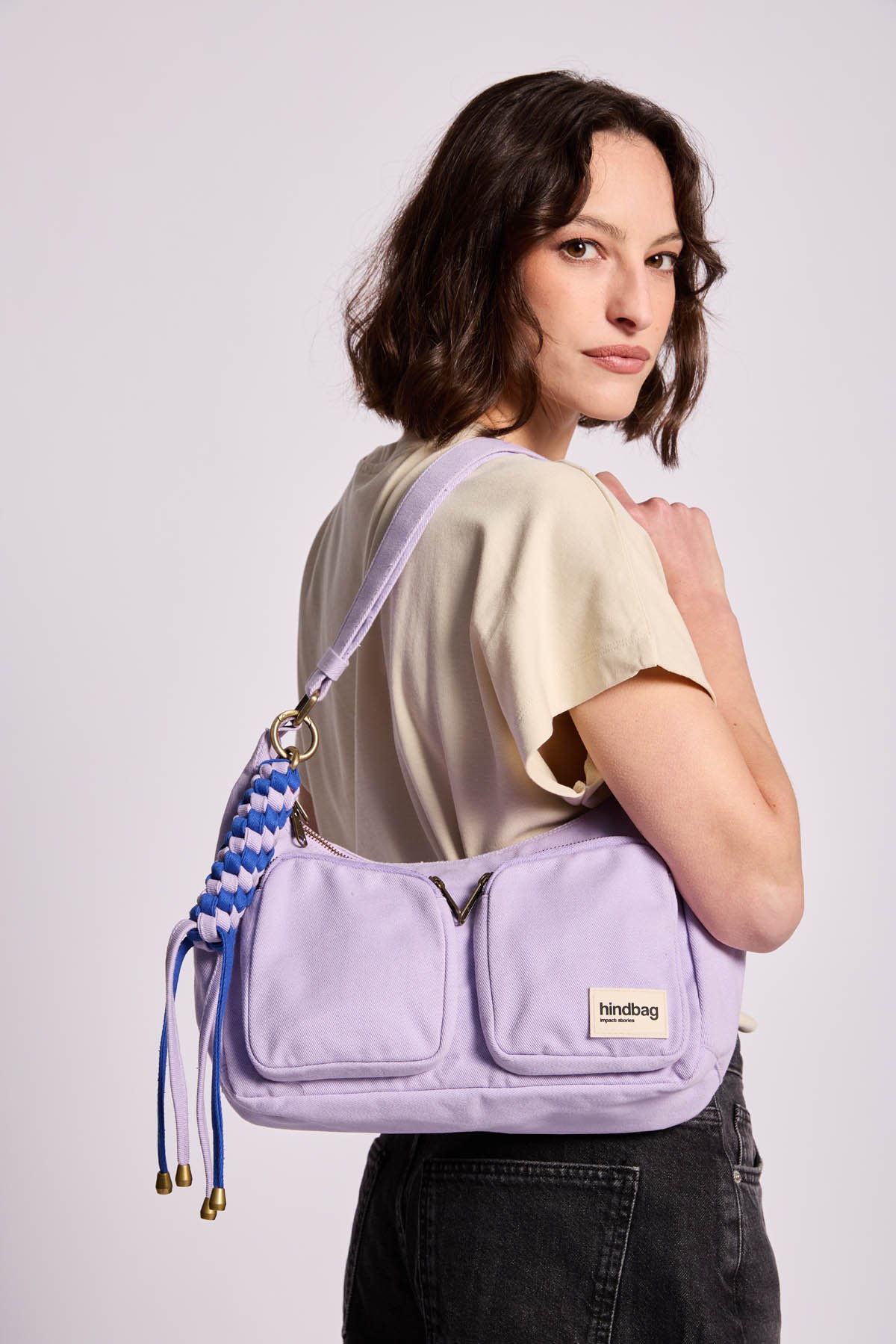 Porte-clés sammy HINDBAG Bleu