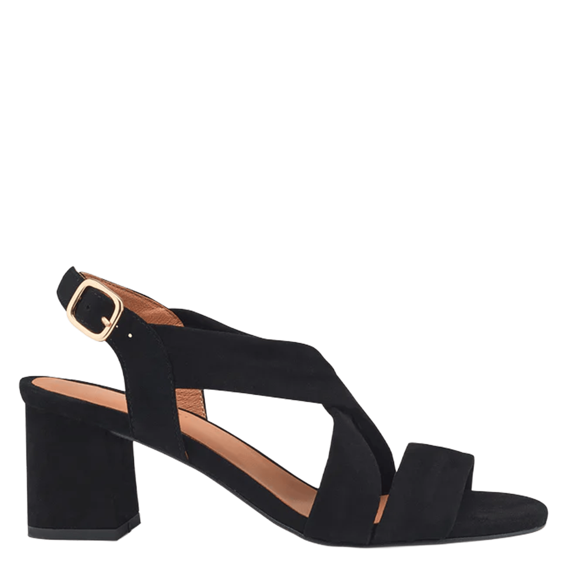 Flat leather mules COSMOPARIS Black