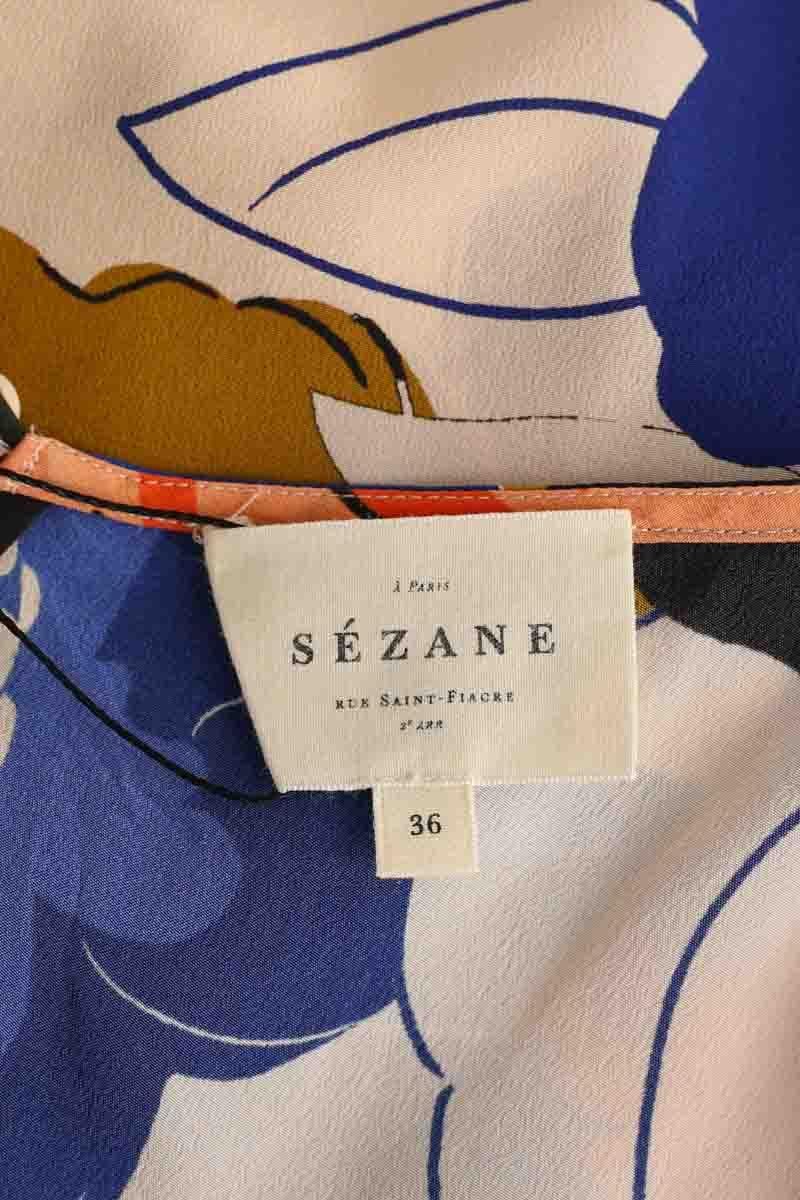 Azawood sleeveless top SEZANE - Seconde main Multicolored
