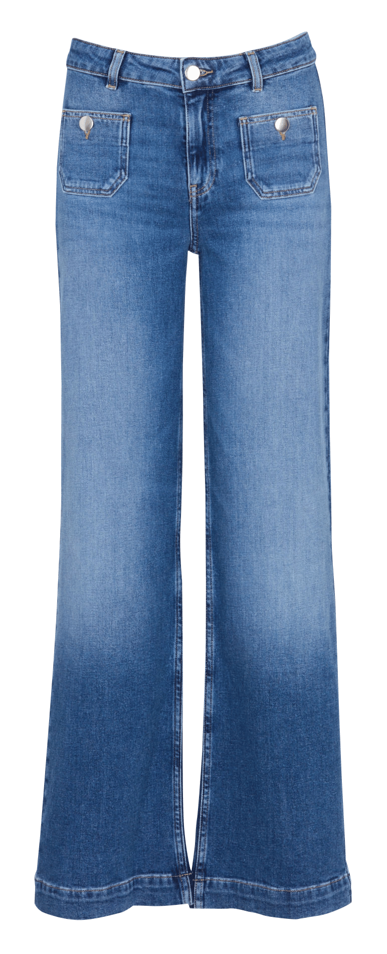 Jean large en coton mélangé MAISON 123 Bleu